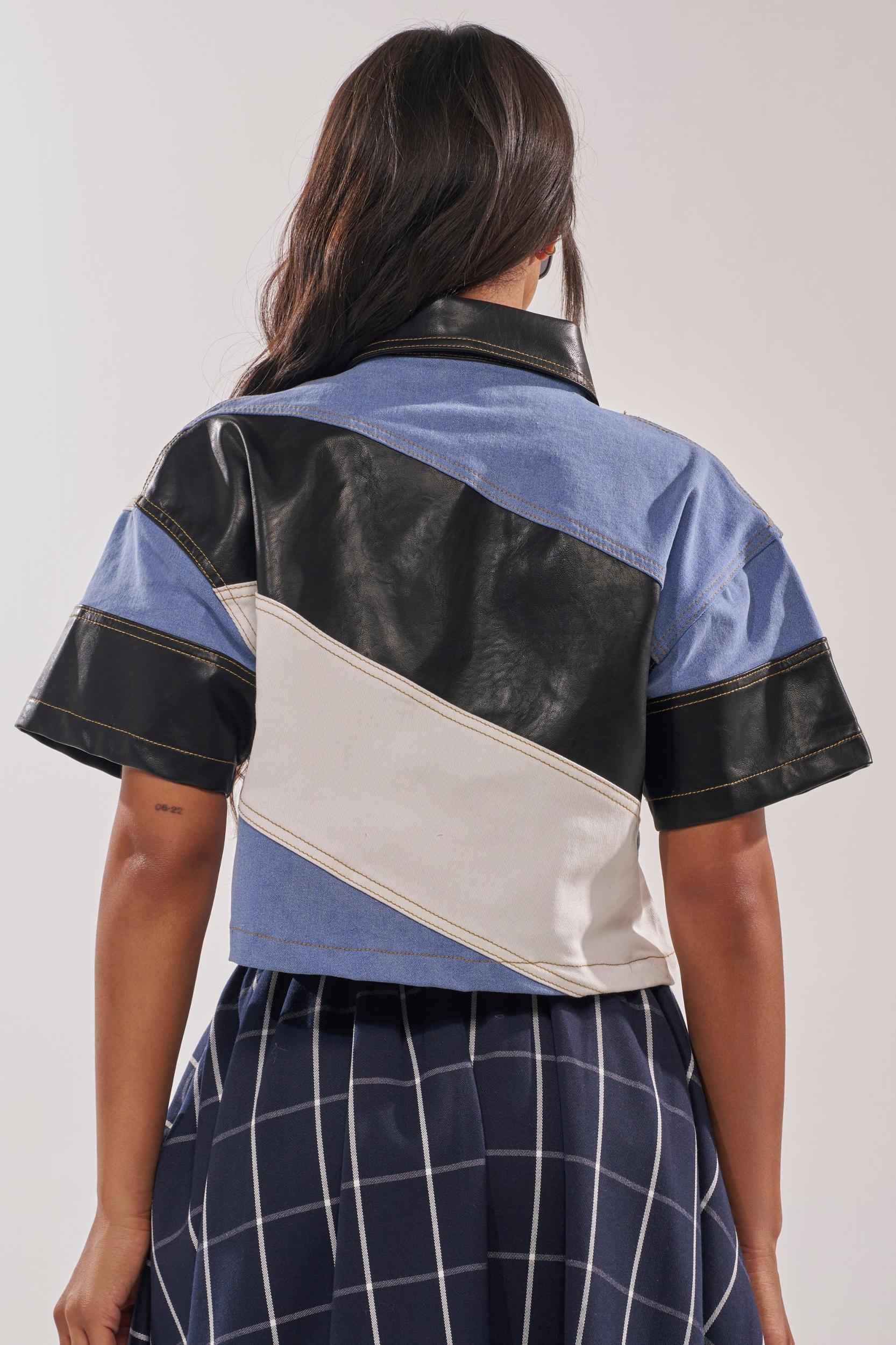 GUESS WHAT STRIPE SHORT SLEEVE BUTTON DOWN Product Image