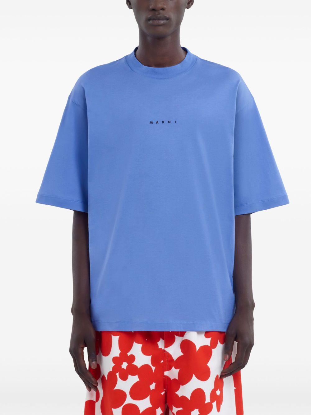 logo-print cotton T-shirt Product Image