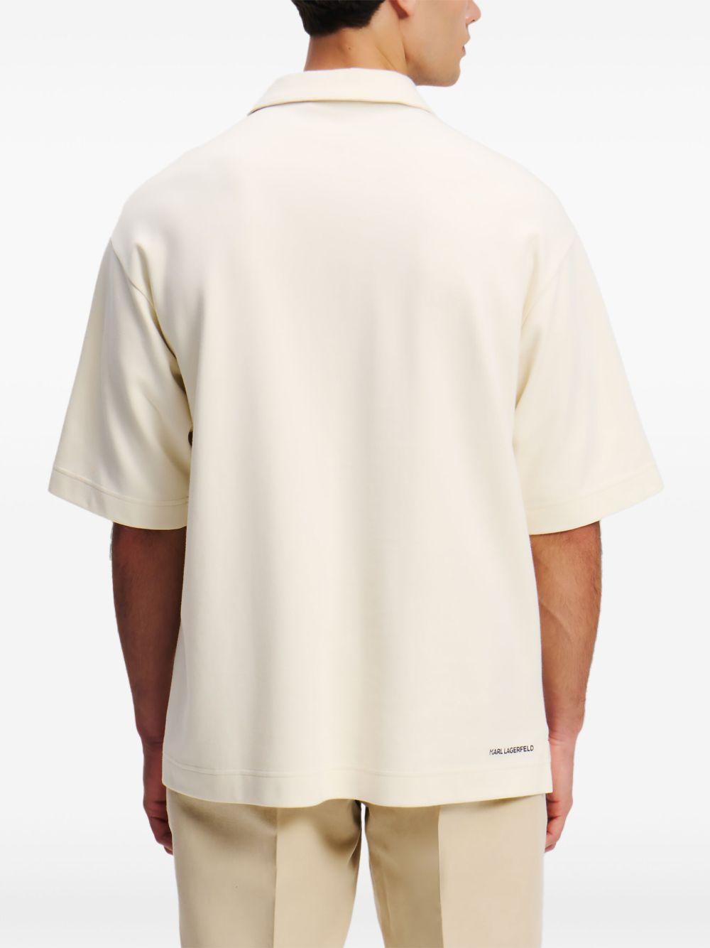 logo-embroidered polo shirt Product Image