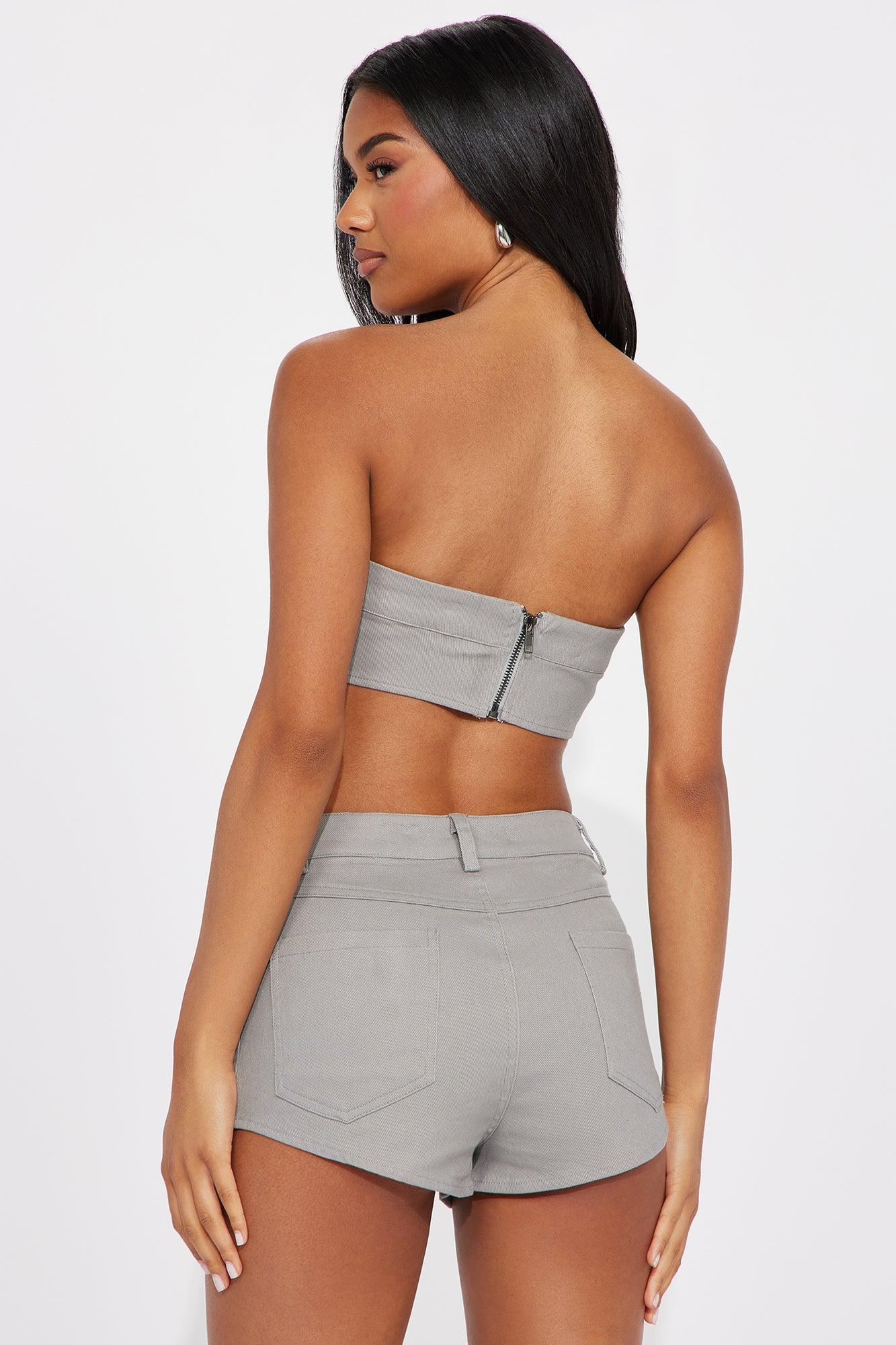 Holy Micro Short Set - Grey Product Image