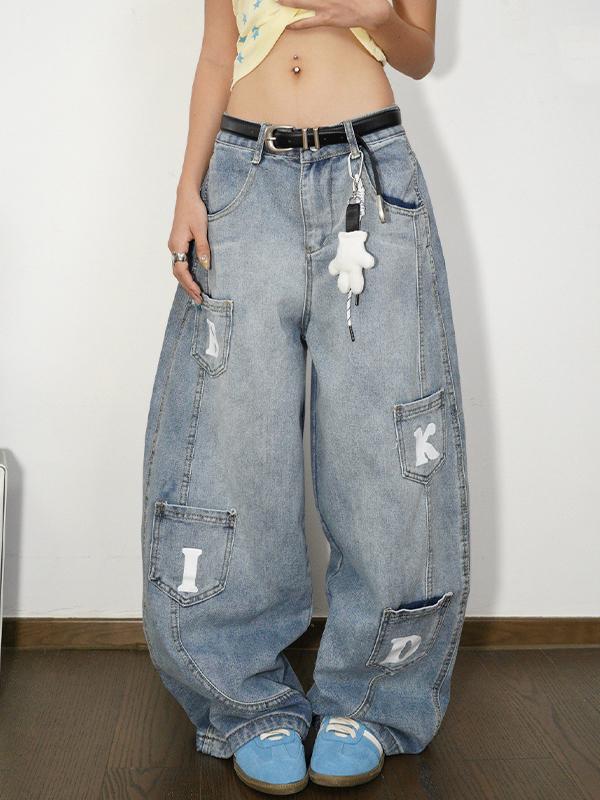 American Vintage Washed Boyfriend Jeans Product Image