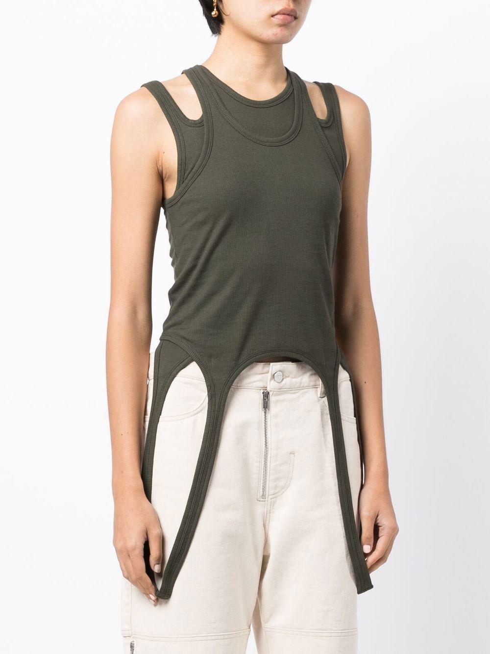 cut-out detail tank top Product Image