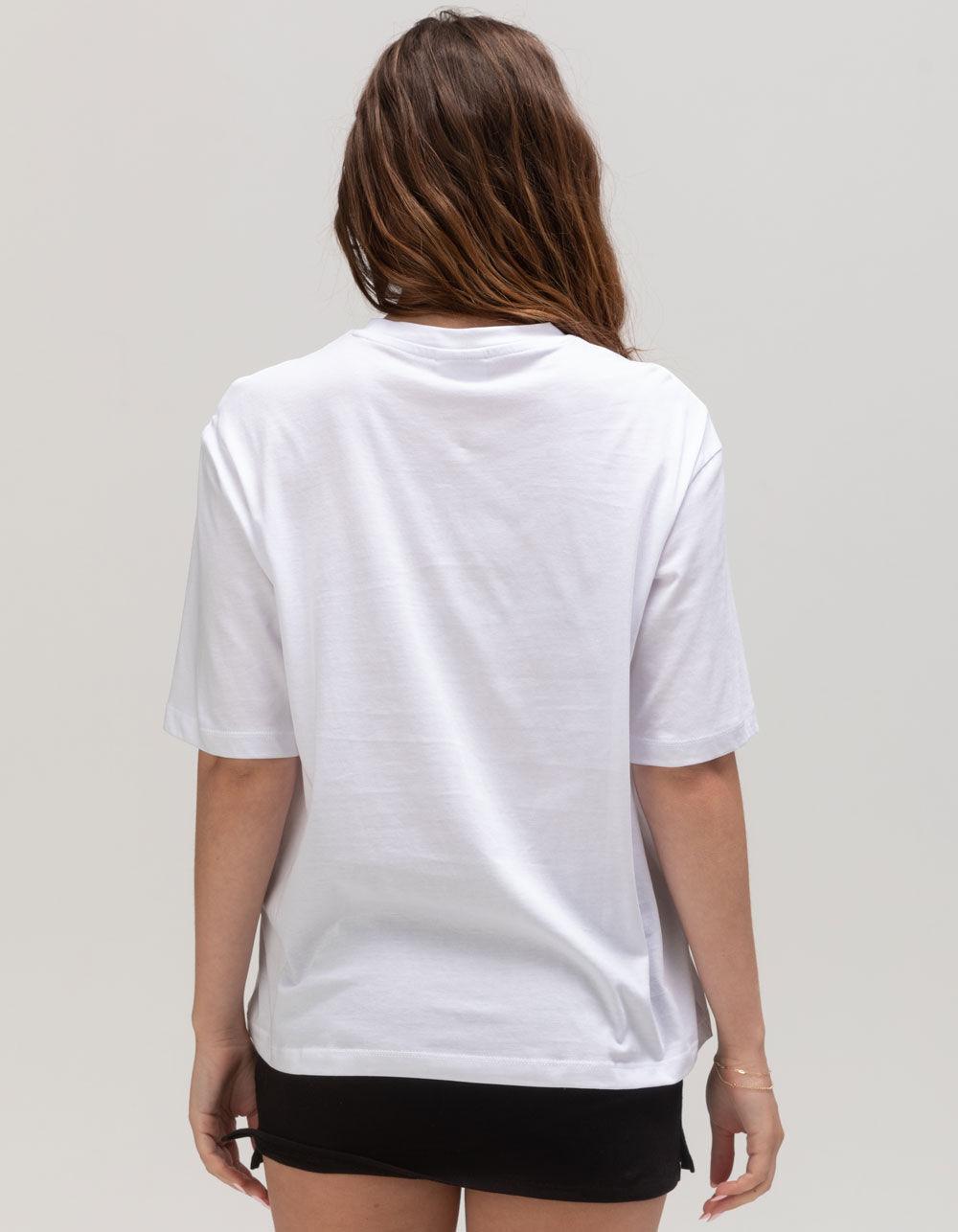 NOISY MAY Millie Cherry Womens Tee - WHITE Product Image