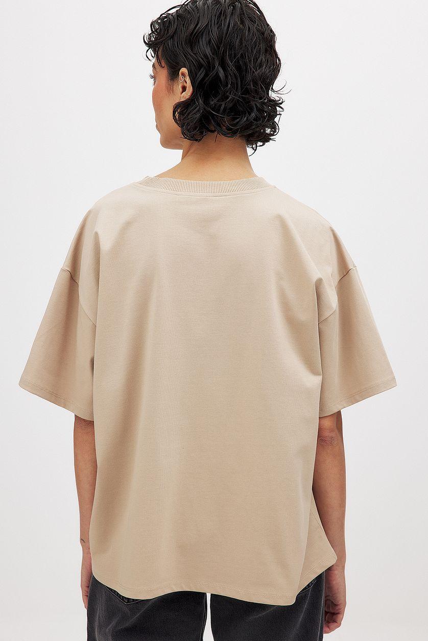 Round Neck Oversized Heavy Tee Product Image