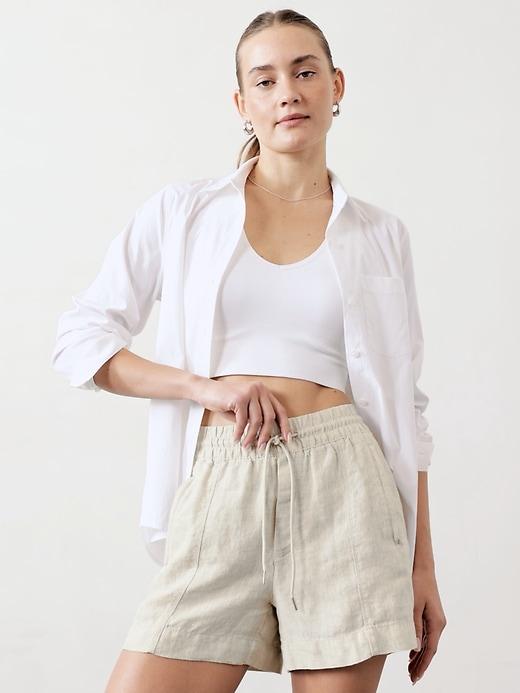 Retreat Linen Mid Rise Short Product Image