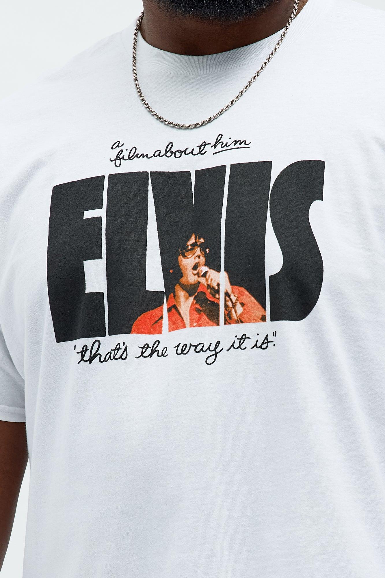 Elvis That's The Way Short Sleeve Tee - White Product Image