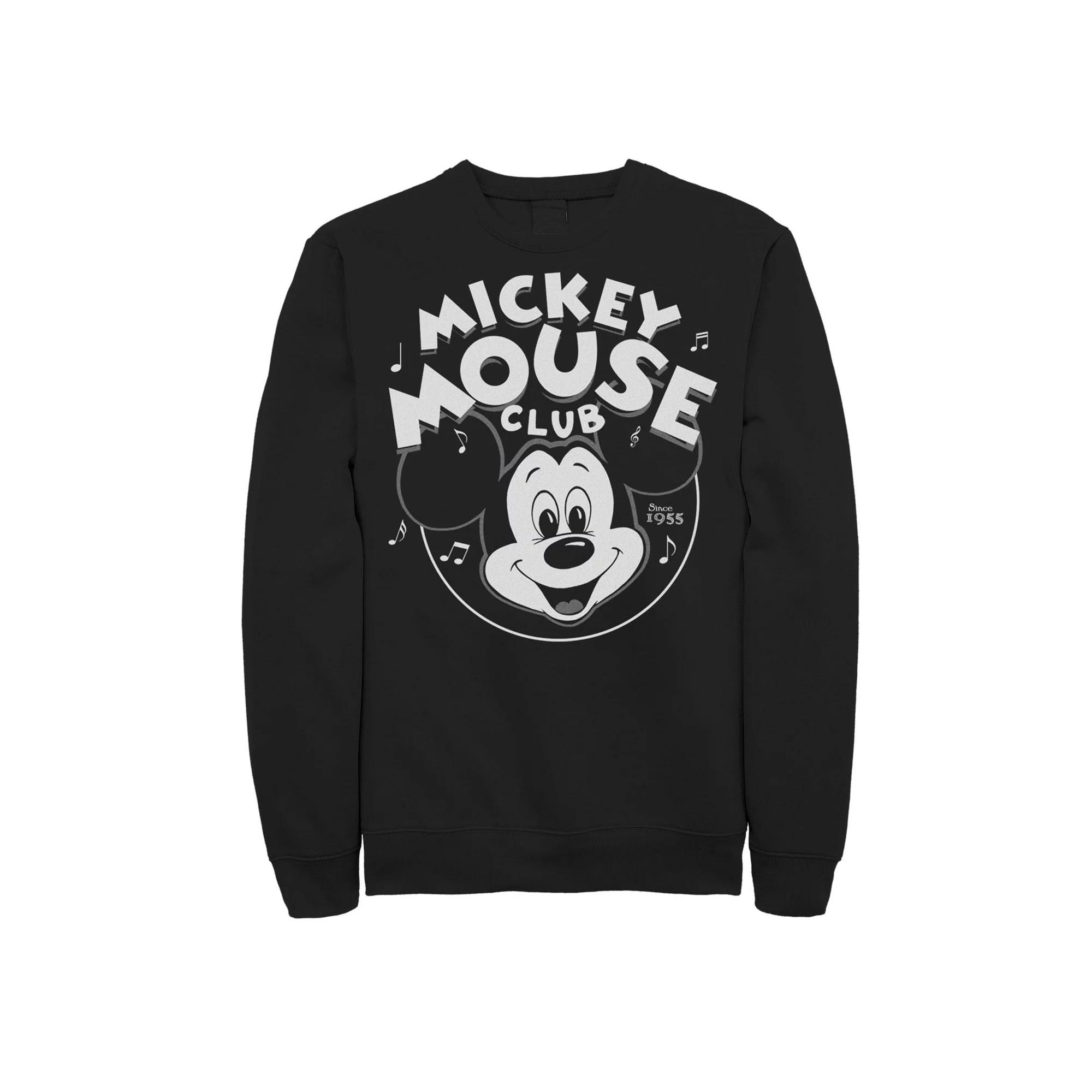 Disney's Mickey Mouse Big & Tall 100 Years Mickey Club Badge Graphic Fleece, Men's,  Product Image