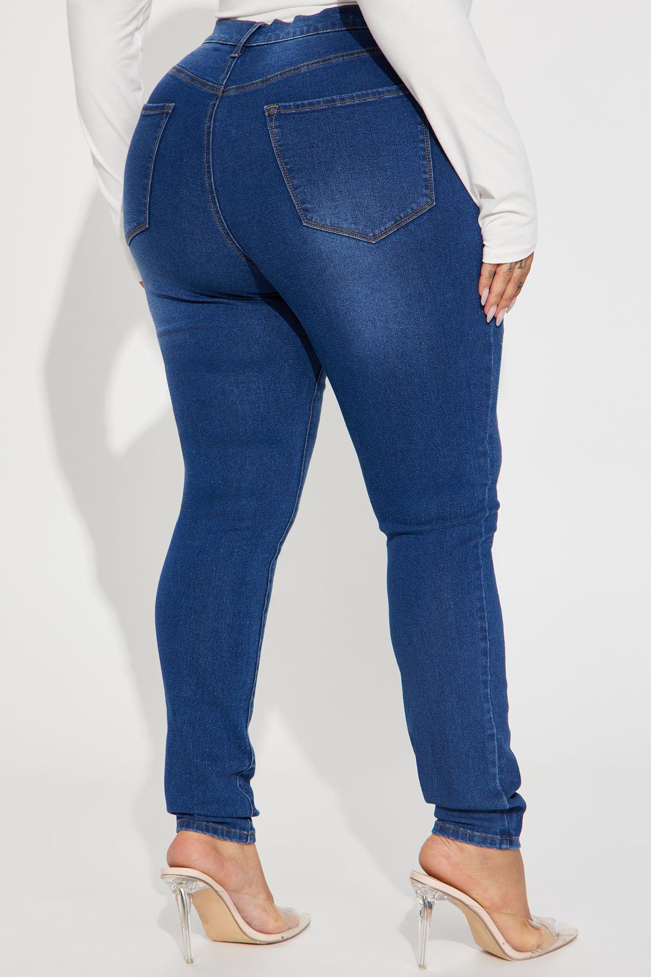Show It Off Stretch Skinny Jean - Dark Wash Product Image