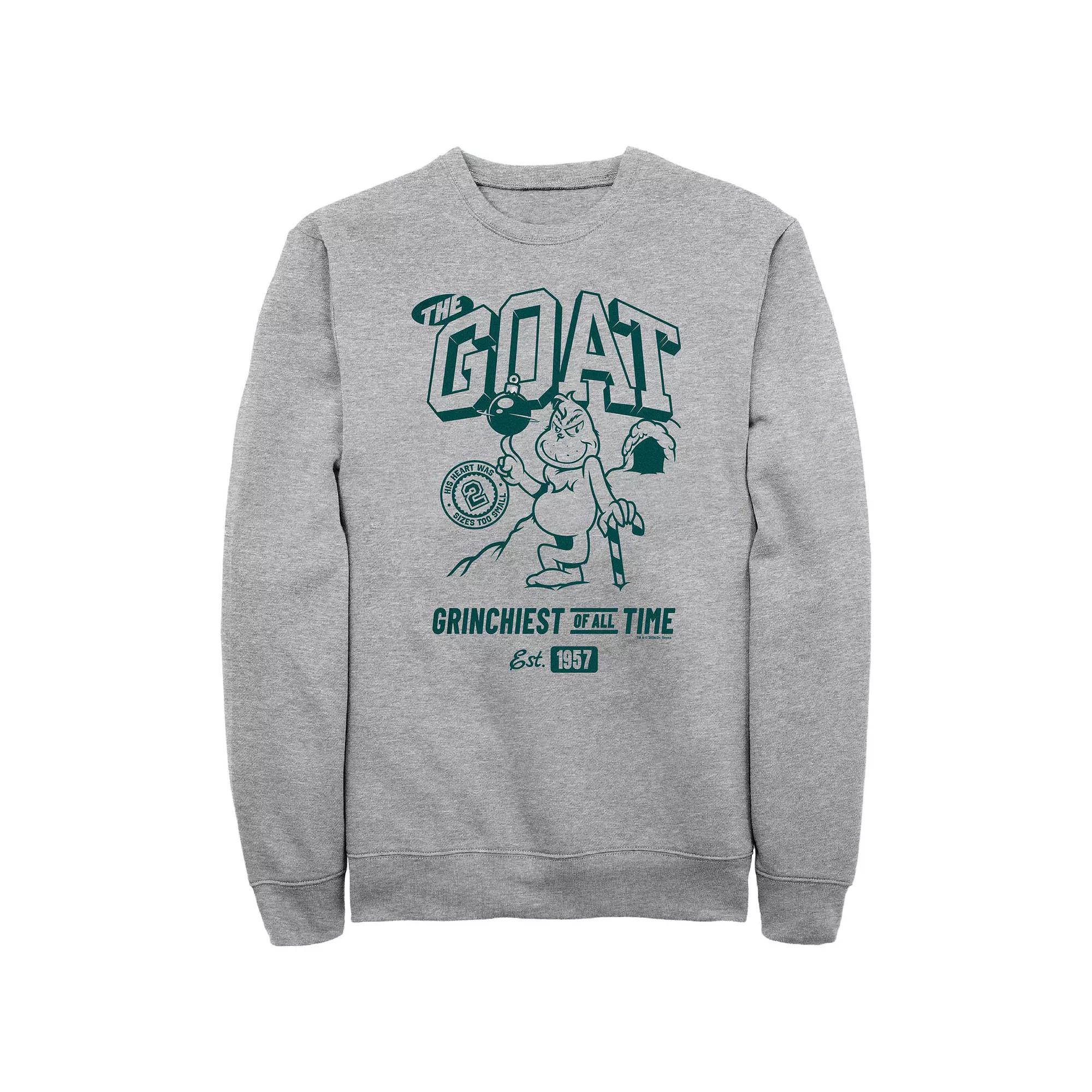 Big & Tall Dr. Seuss Grinch The Goat Graphic Fleece, Men's,  Product Image
