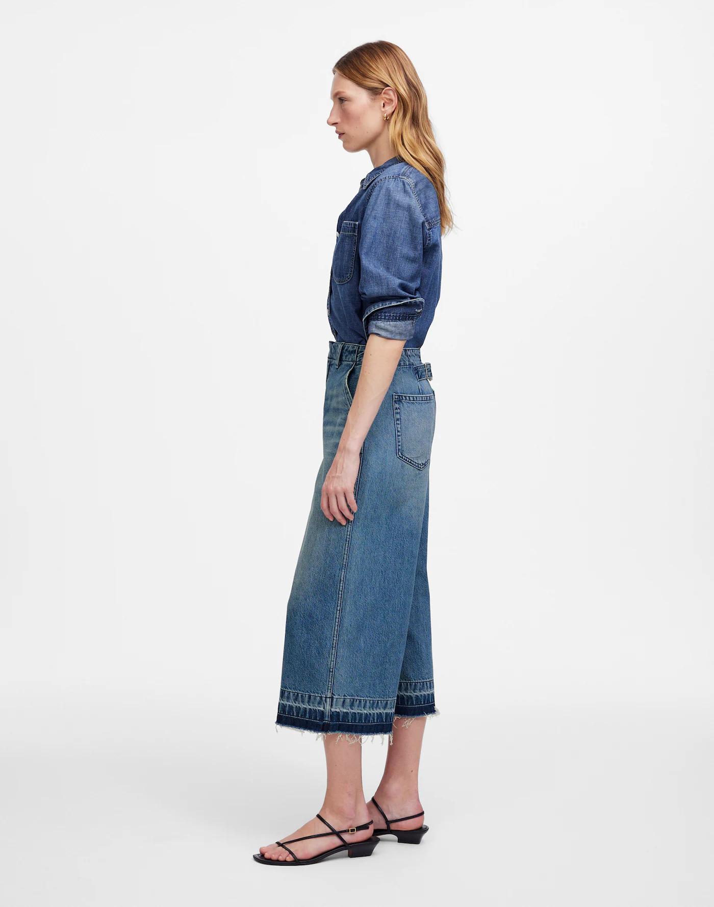 Denim Culottes Product Image