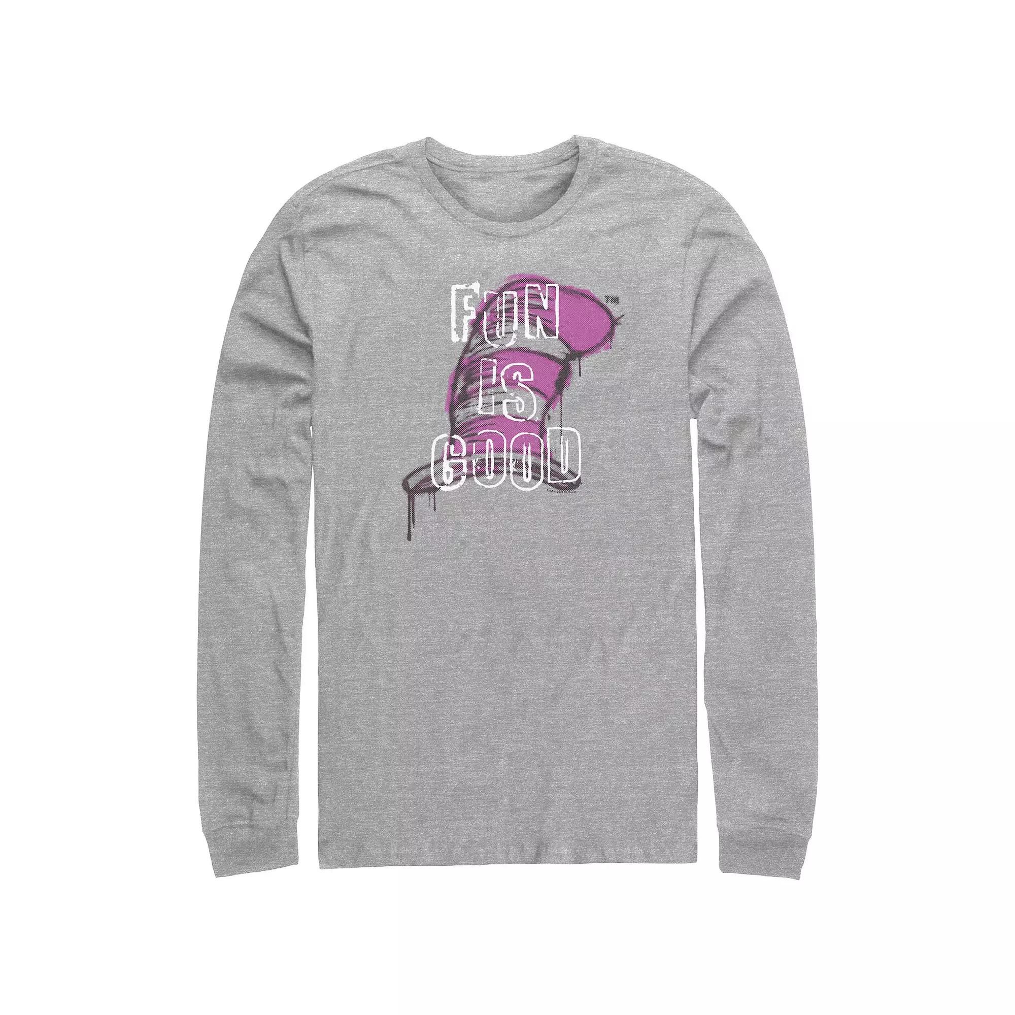 Big & Tall Dr. Seuss Fun Is Good Long Sleeve Graphic Tee, Men's,  Product Image