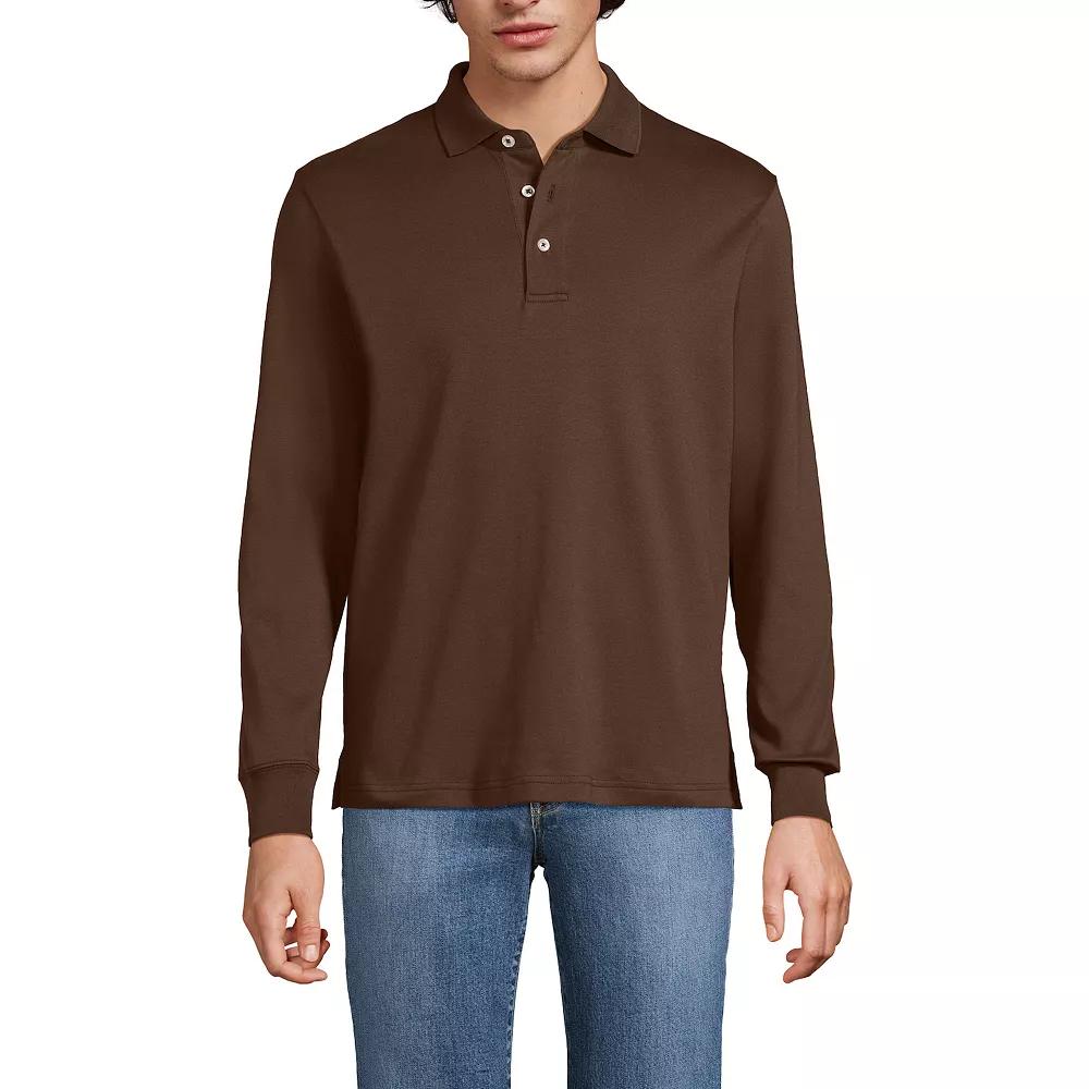 Men's Lands' End Soft Supima Polo,  Product Image