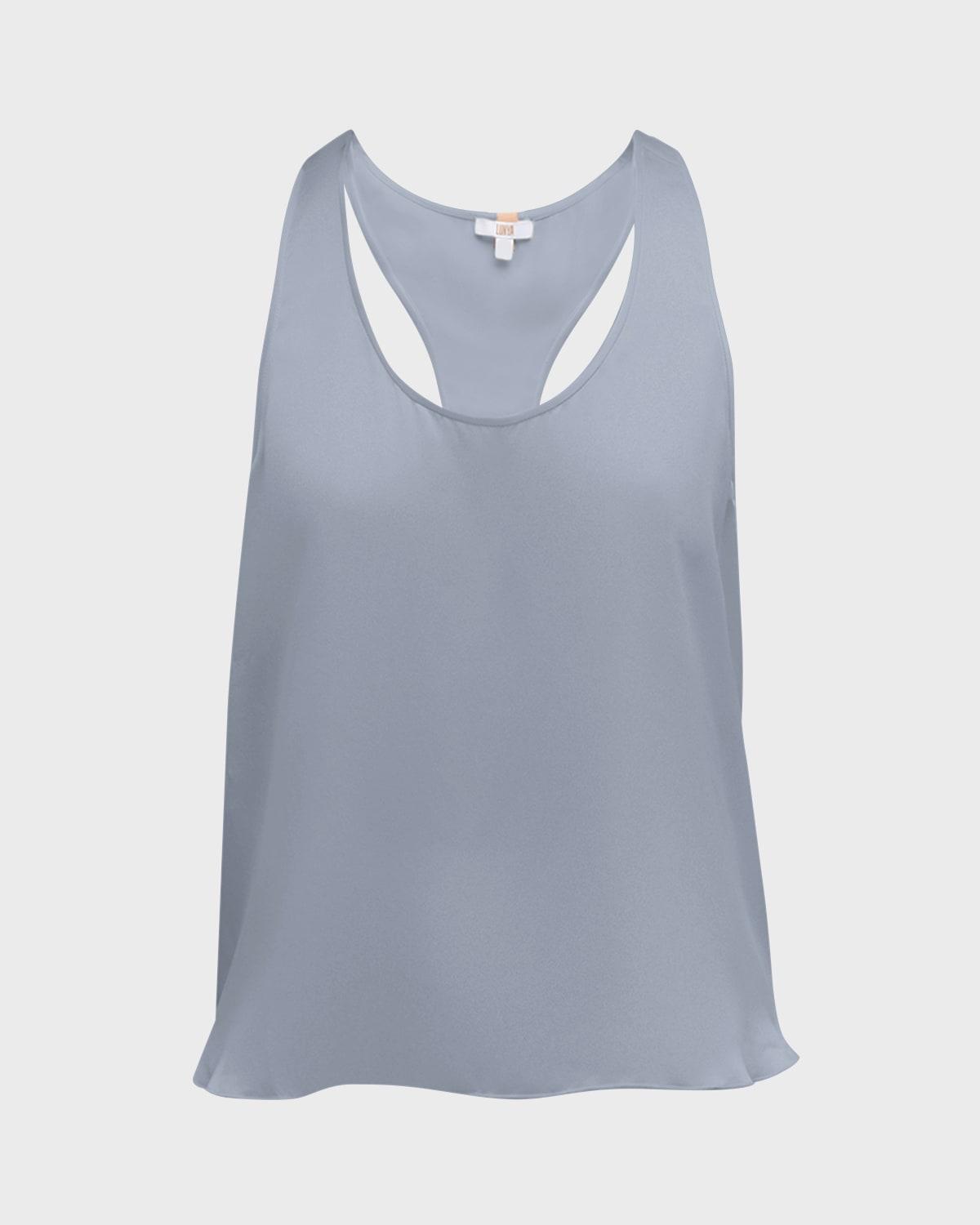 Womens Washable Silk Tulip-Back Pajama Set Product Image