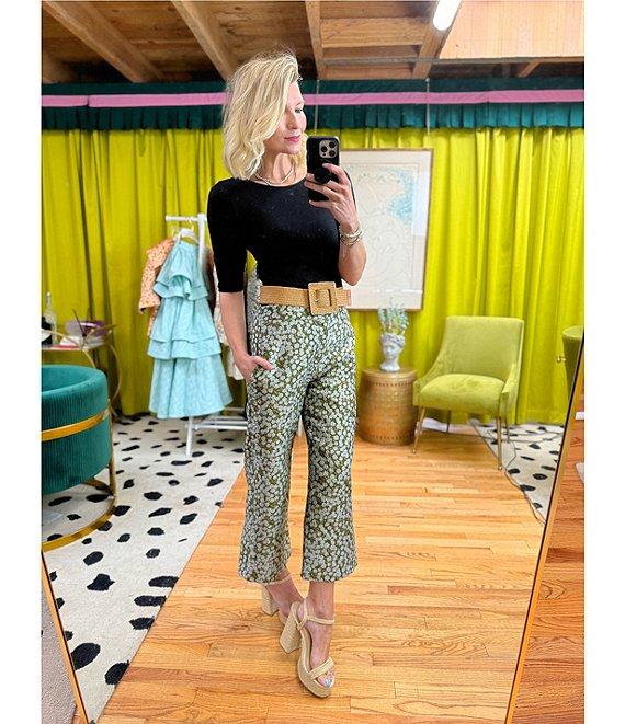 Buru Crew Neck 3/4 Sleeve Fitted Top Product Image