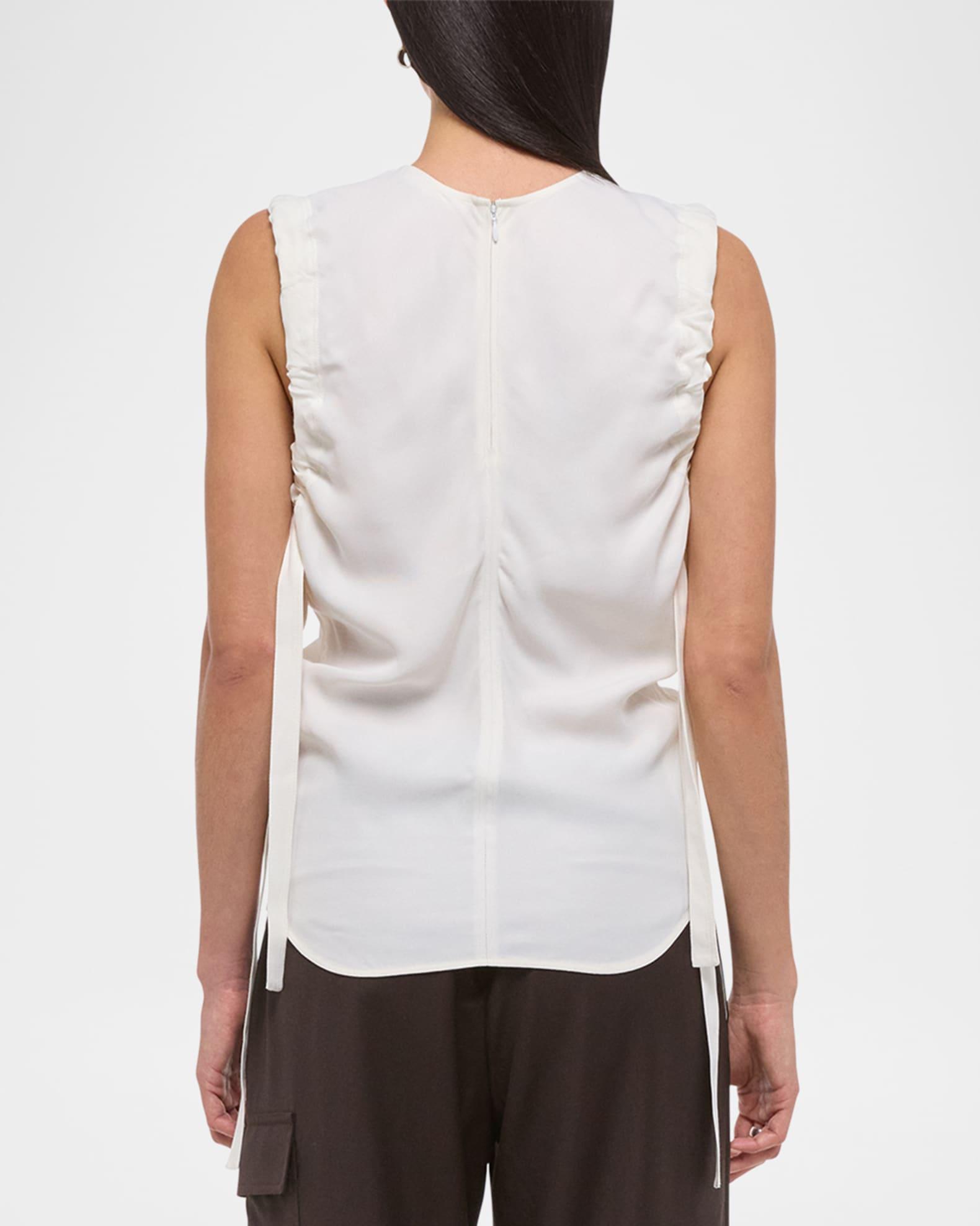 Ruched Sleeveless Top Product Image