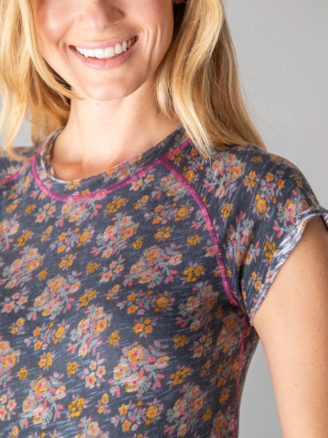 Lily Cotton Short Sleeve Tee Shirt - Spread Kindness Product Image