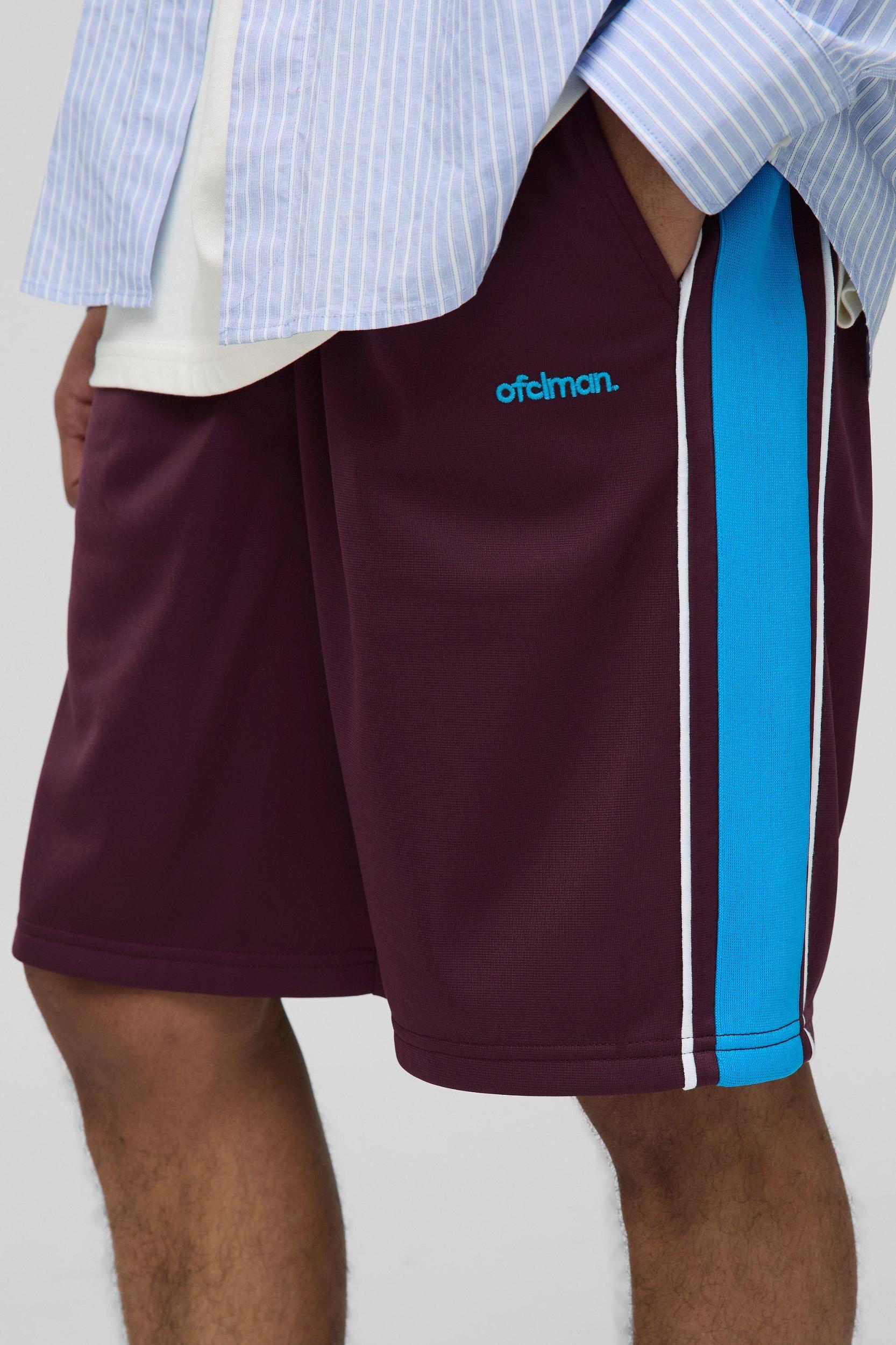 Relaxed Tricot Mid Length Shorts | boohooMAN USA Product Image