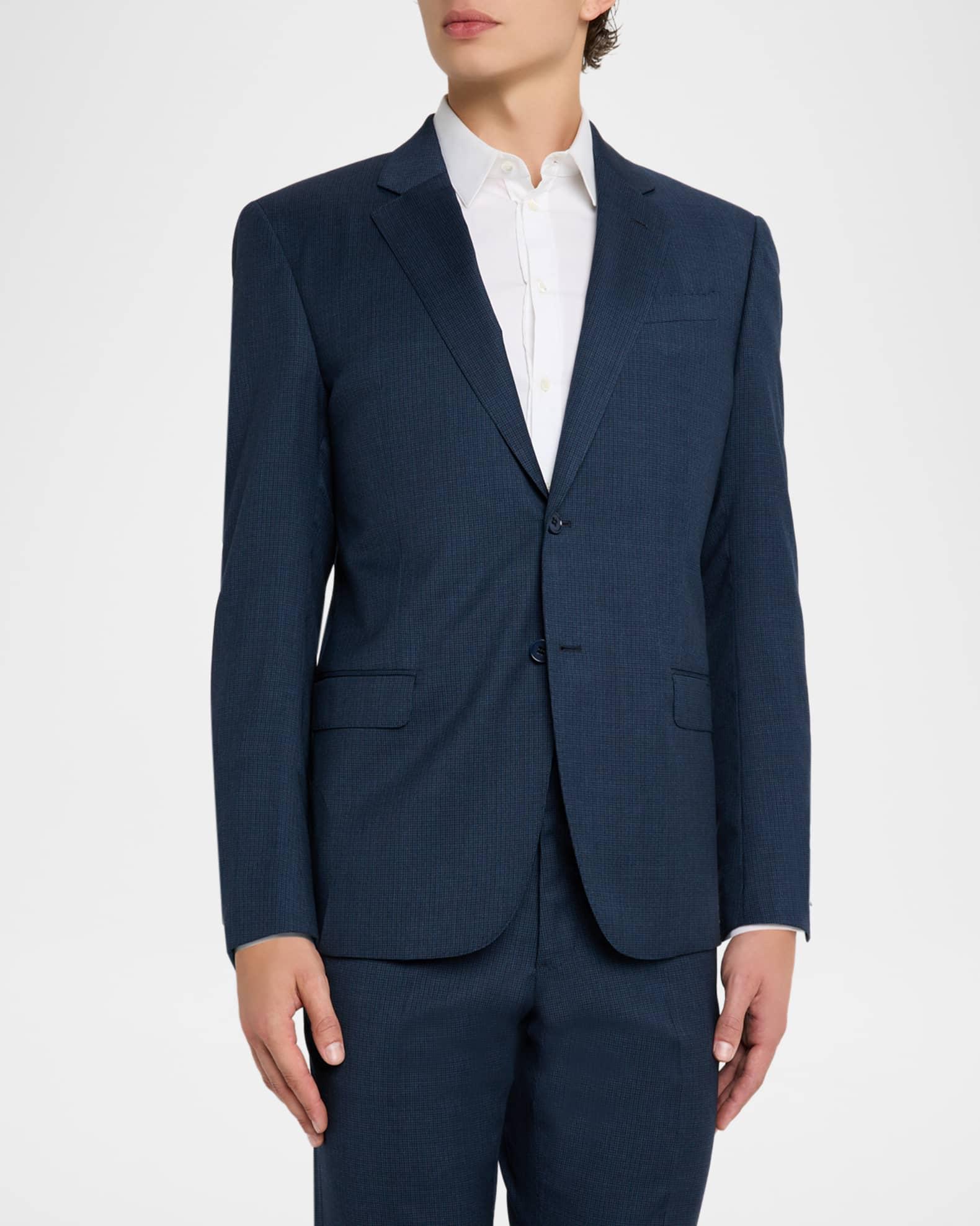 Men's Wool Micro-Houndstooth G Line Suit Product Image
