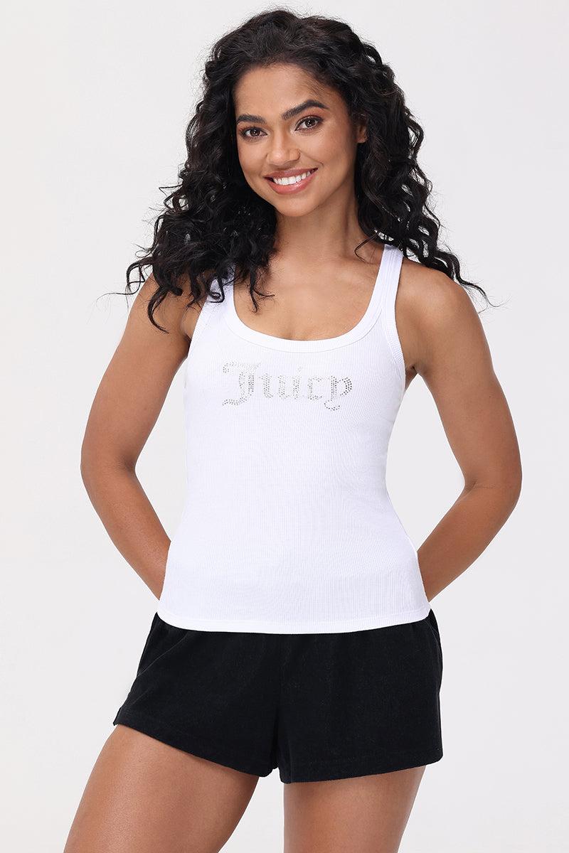 Small Bling Racer Back Tank Top Product Image