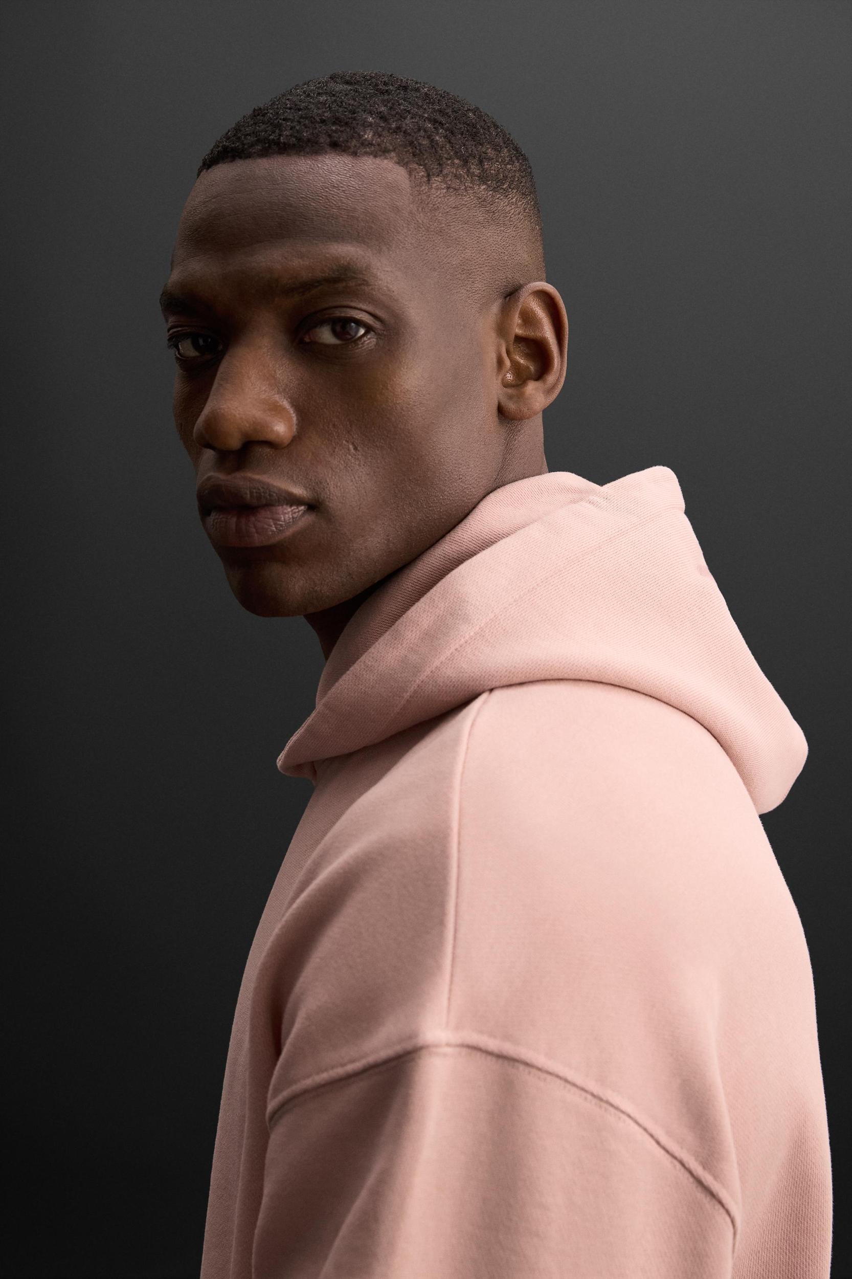 EMBROIDERED HOODIE SWEATSHIRT Product Image