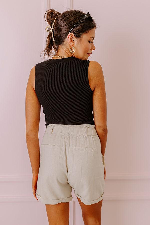 Copy That Sculpt Ribbed Top In Black Product Image