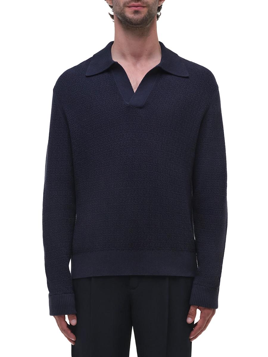 Mens Horatio Cotton-Cashmere Polo Sweater Product Image