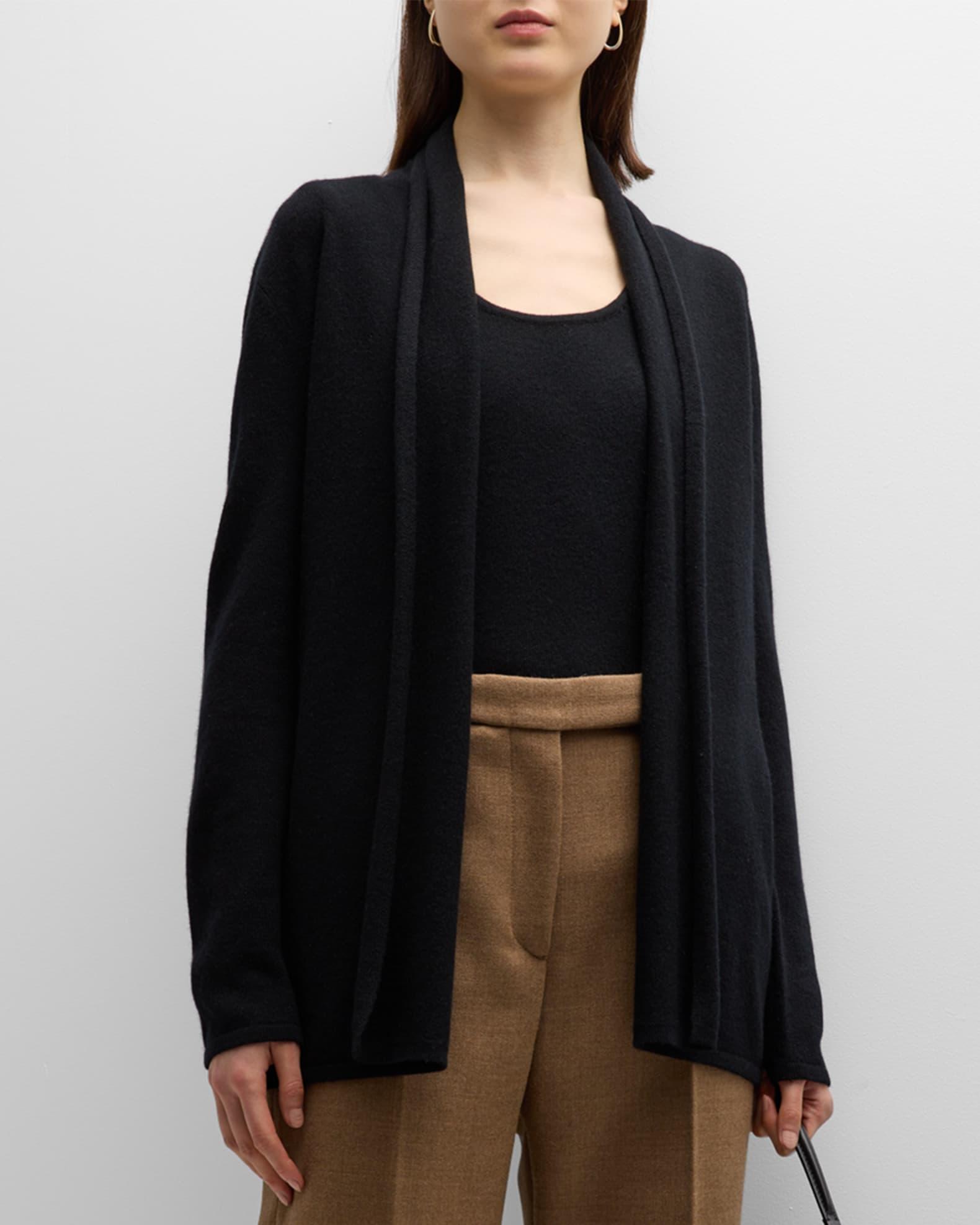 Cashmere Basic Open Cardigan Product Image