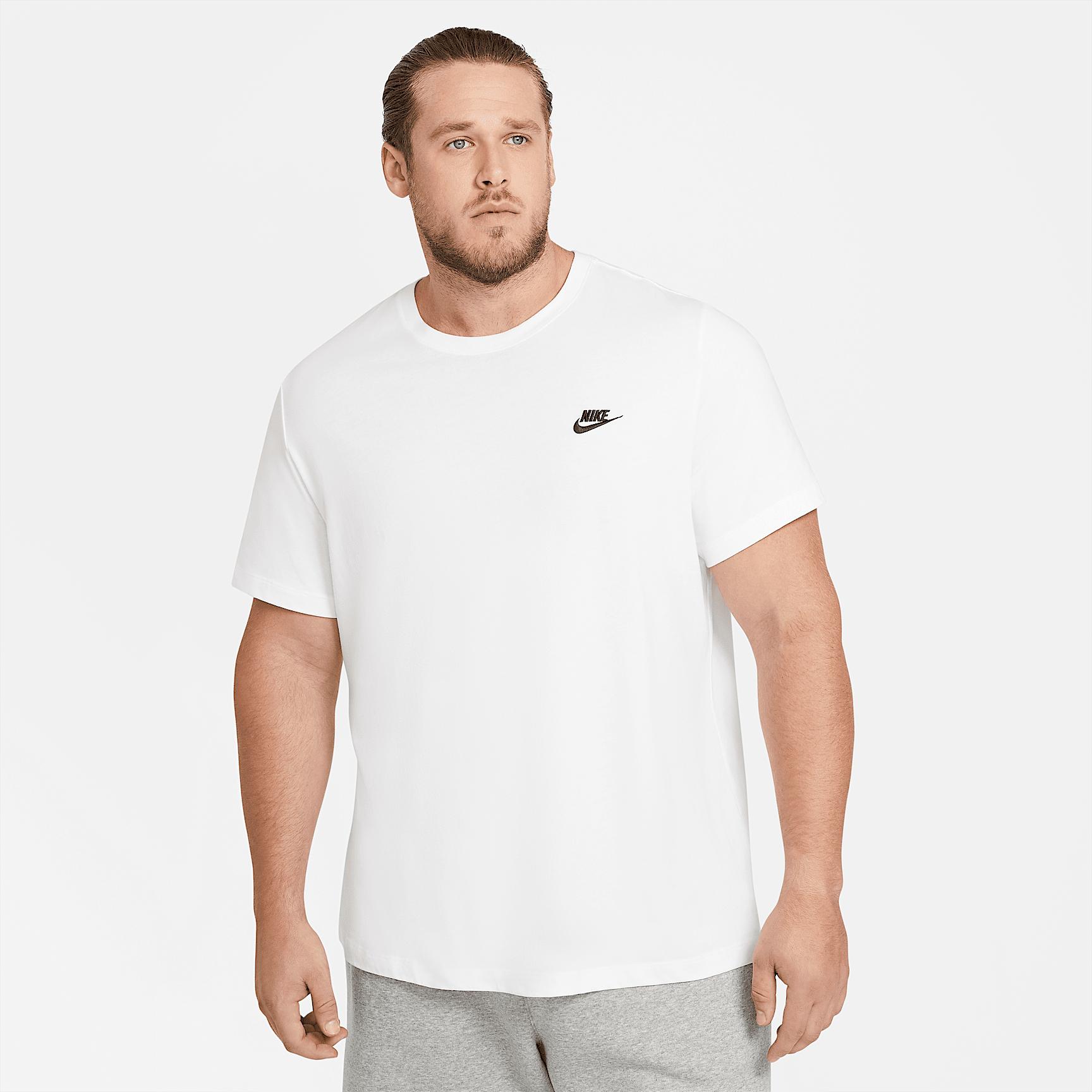 Mens Nike Sportswear Club T-Shirt | AR4997-101 Product Image