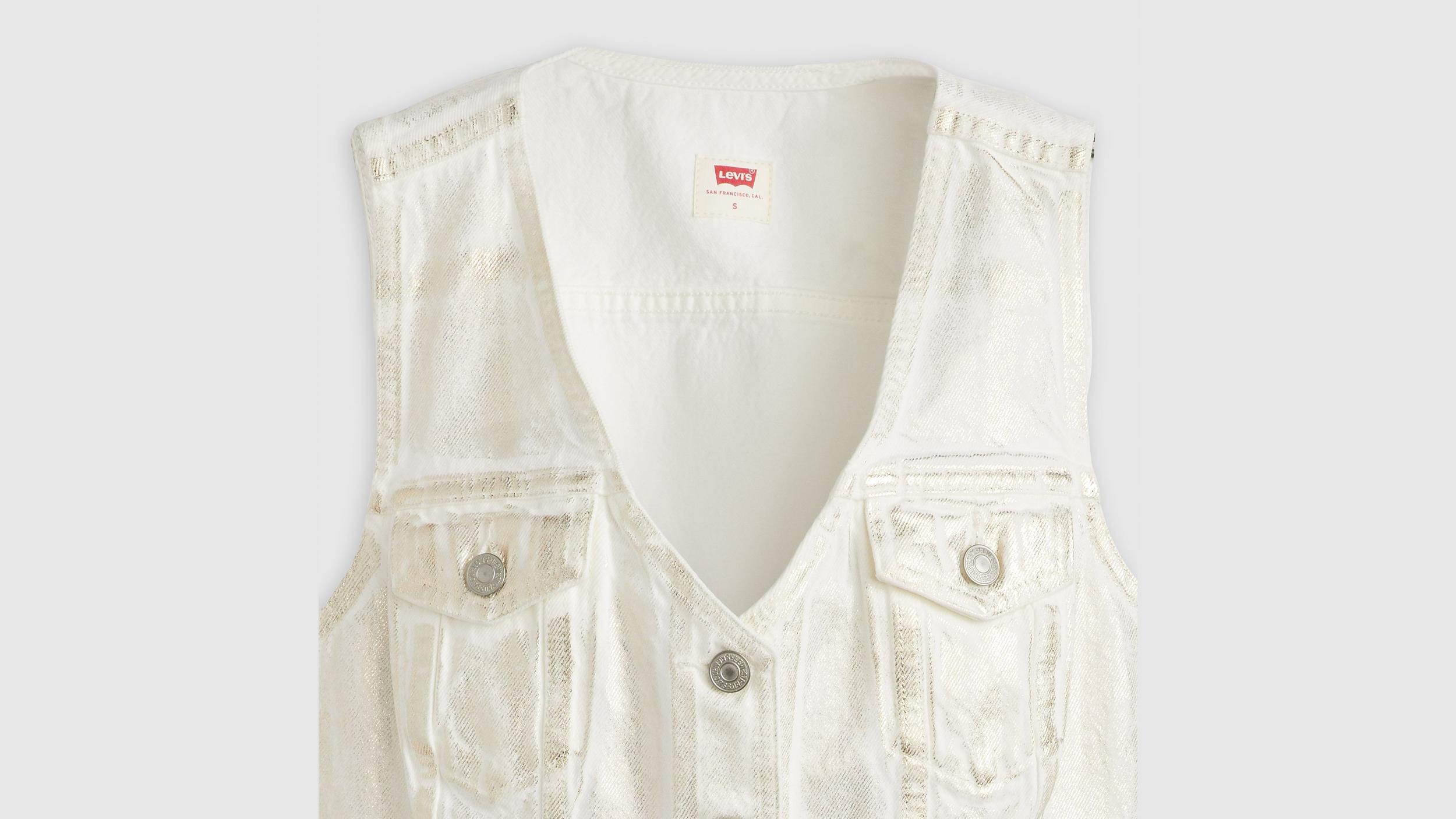 Coated Bella Denim Corset Top Product Image