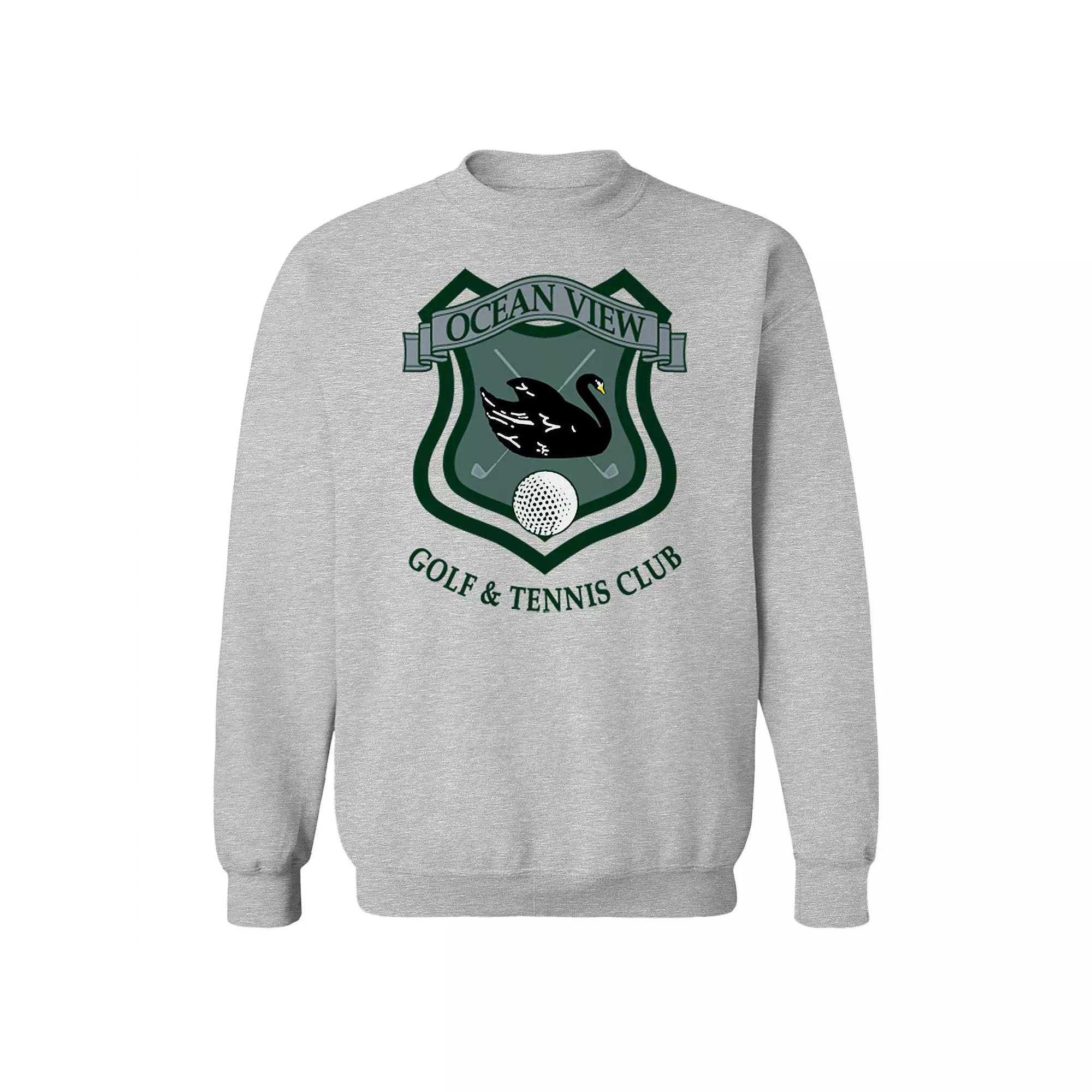 Men's Ocean View GTC Curb Your Enthusiasm Graphic Fleece Crew Sweatshirt, Adult Unisex,  Product Image