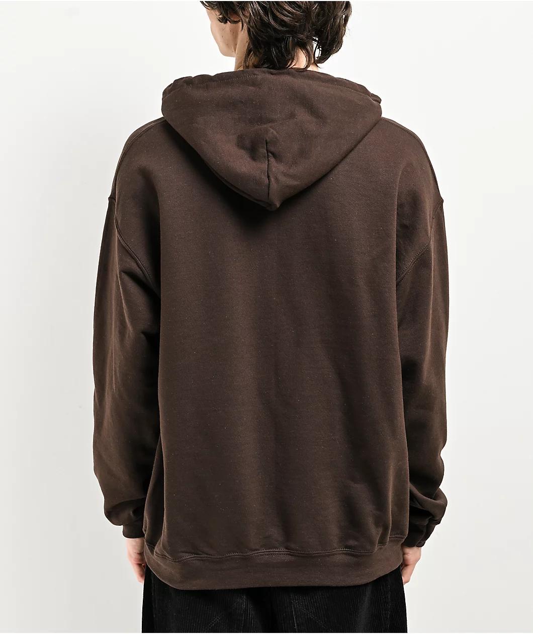 Empyre Barbwire Logo Brown Hoodie Product Image