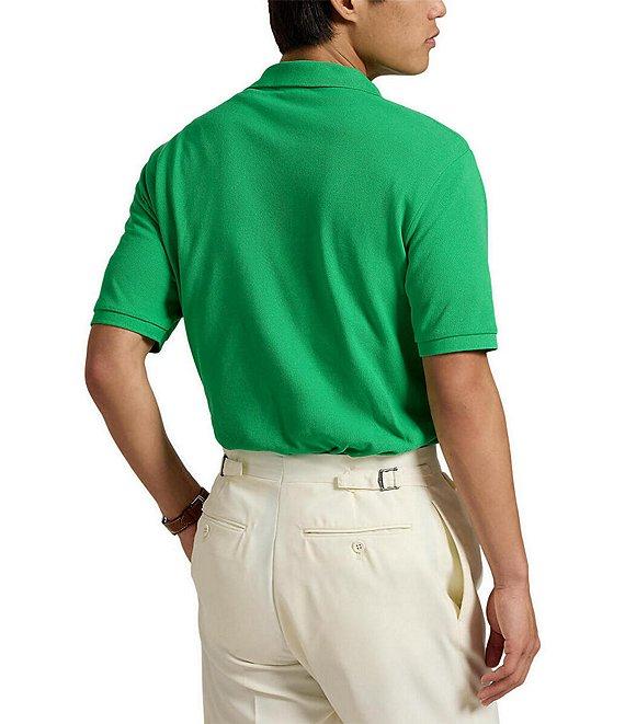 Polo Ralph Lauren Classic Fit Explorer Bear Mesh Short Sleeve Polo Shirt Product Image