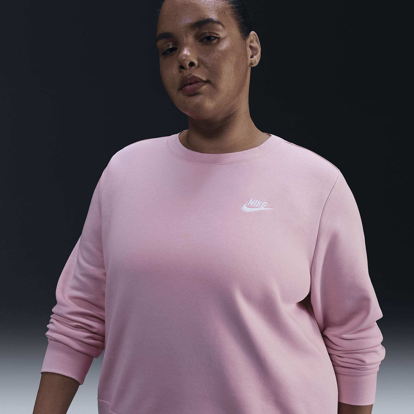 Nike Sportswear Club Fleece Women's Crew-Neck Sweatshirt (Plus Size) Product Image