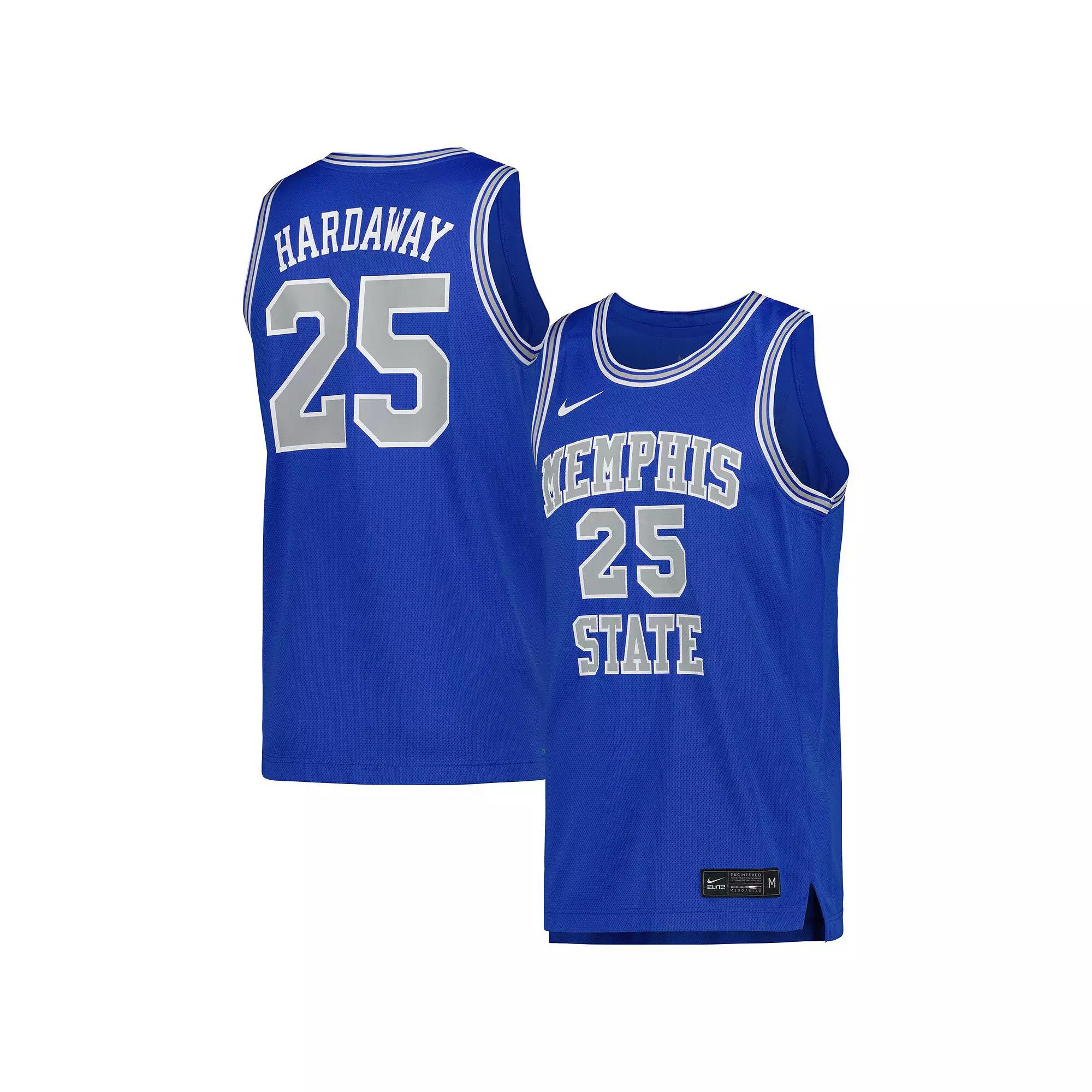 Men's Nike Penny Hardaway Royal Memphis Tigers Retro Performance Basketball Jersey, Size: Small, Blue Product Image