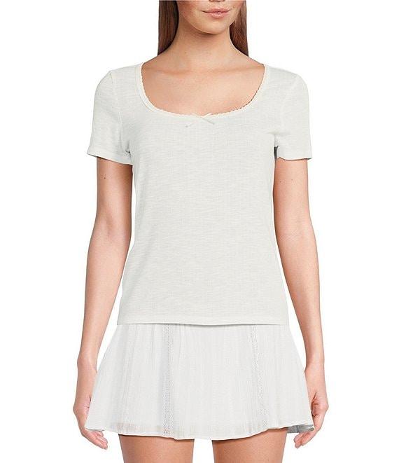 Chelsea & Violet Lily Drapey Gauze Mini Skirt Product Image