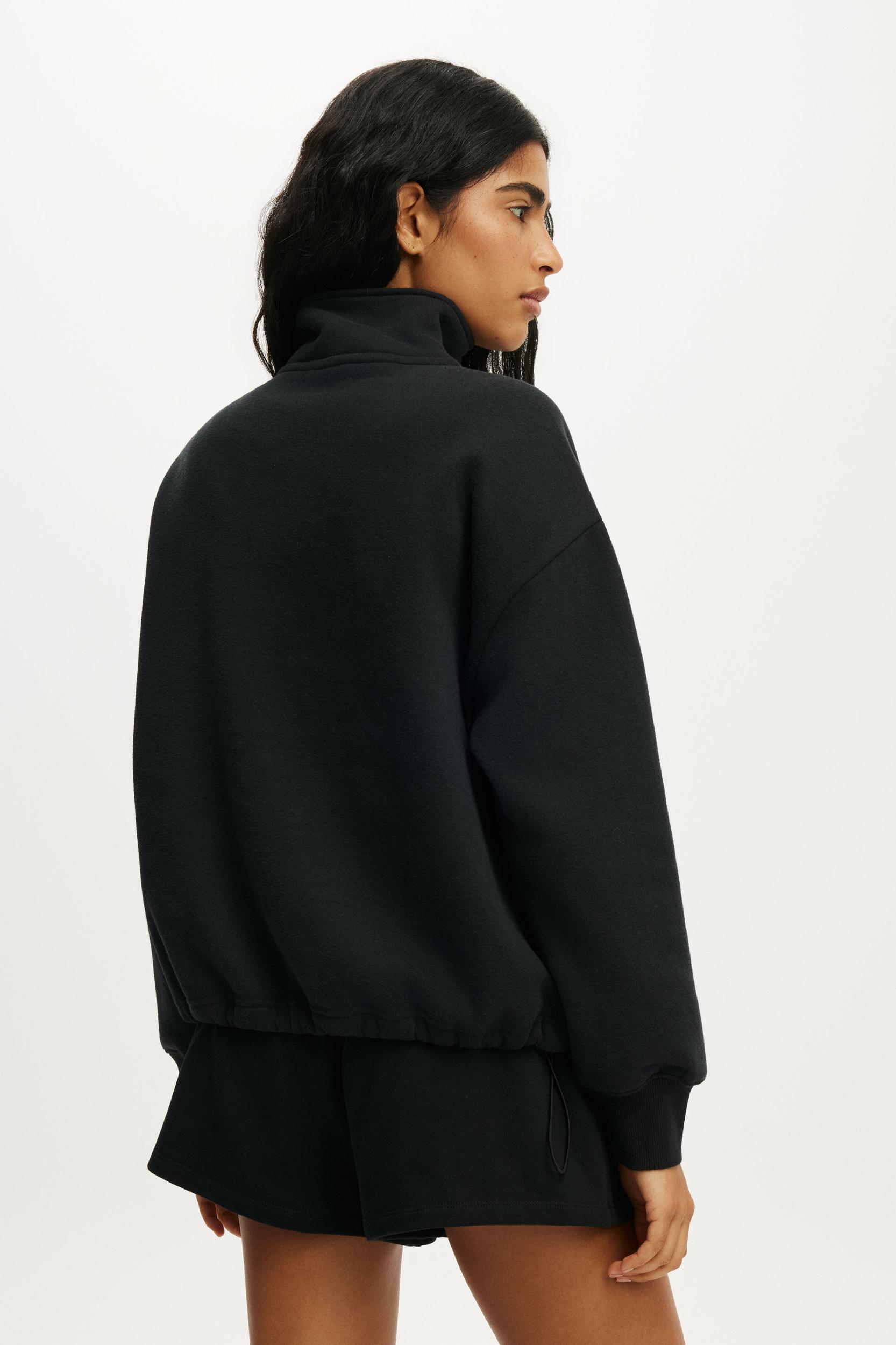 Plush Half Zip Sweatshirt Product Image