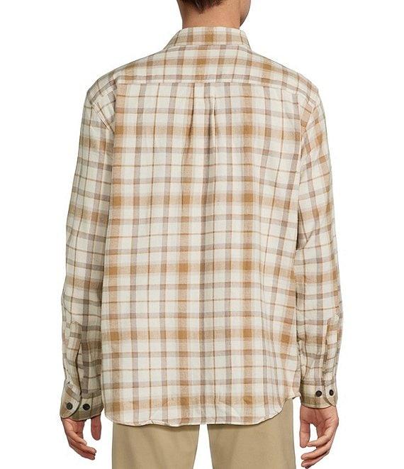 L.L.Bean Scotch Small Plaid Flannel Long Sleeve Woven Shirt Product Image