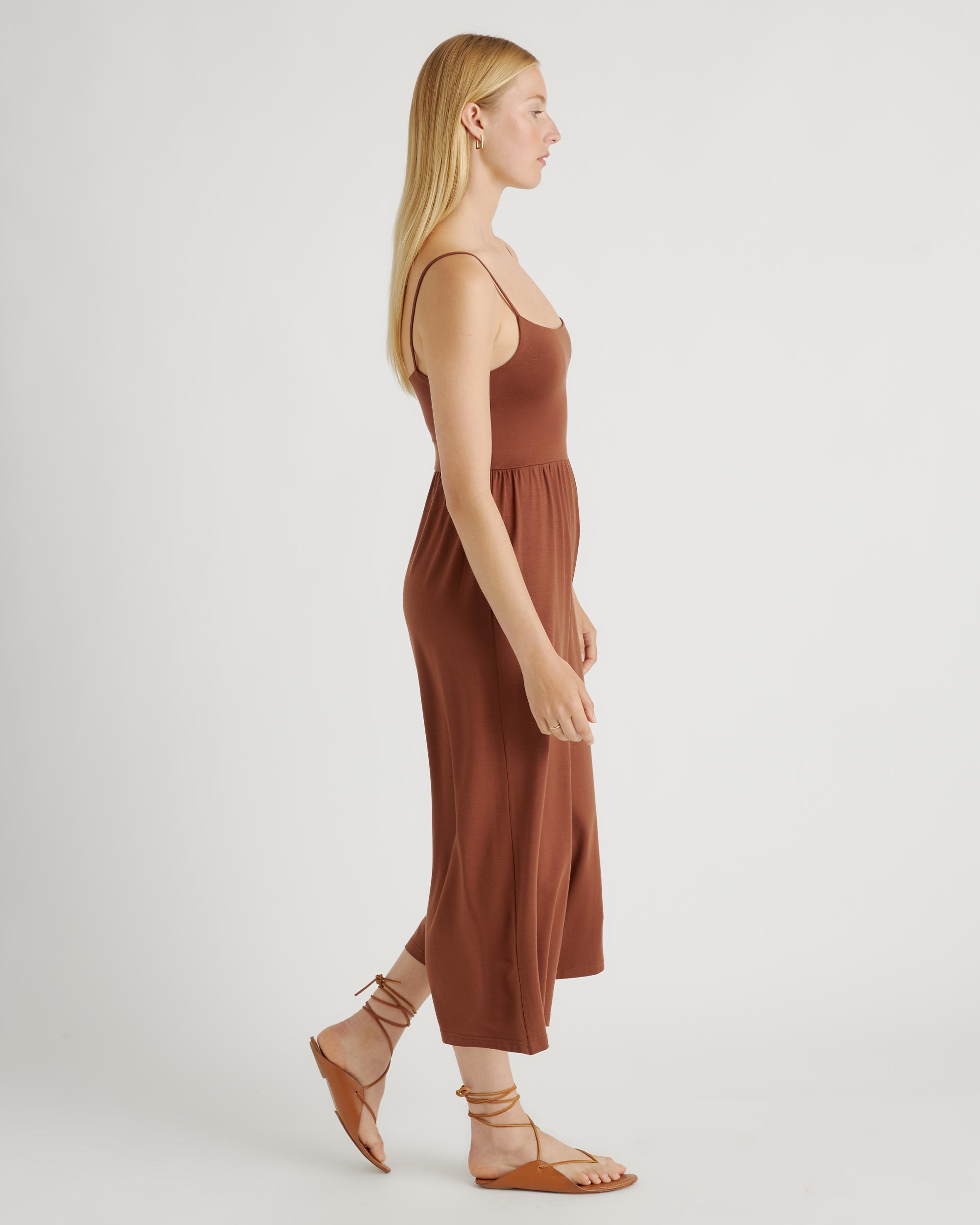 Quince | Women's Tencel Jersey Wide Leg Jumpsuit Product Image