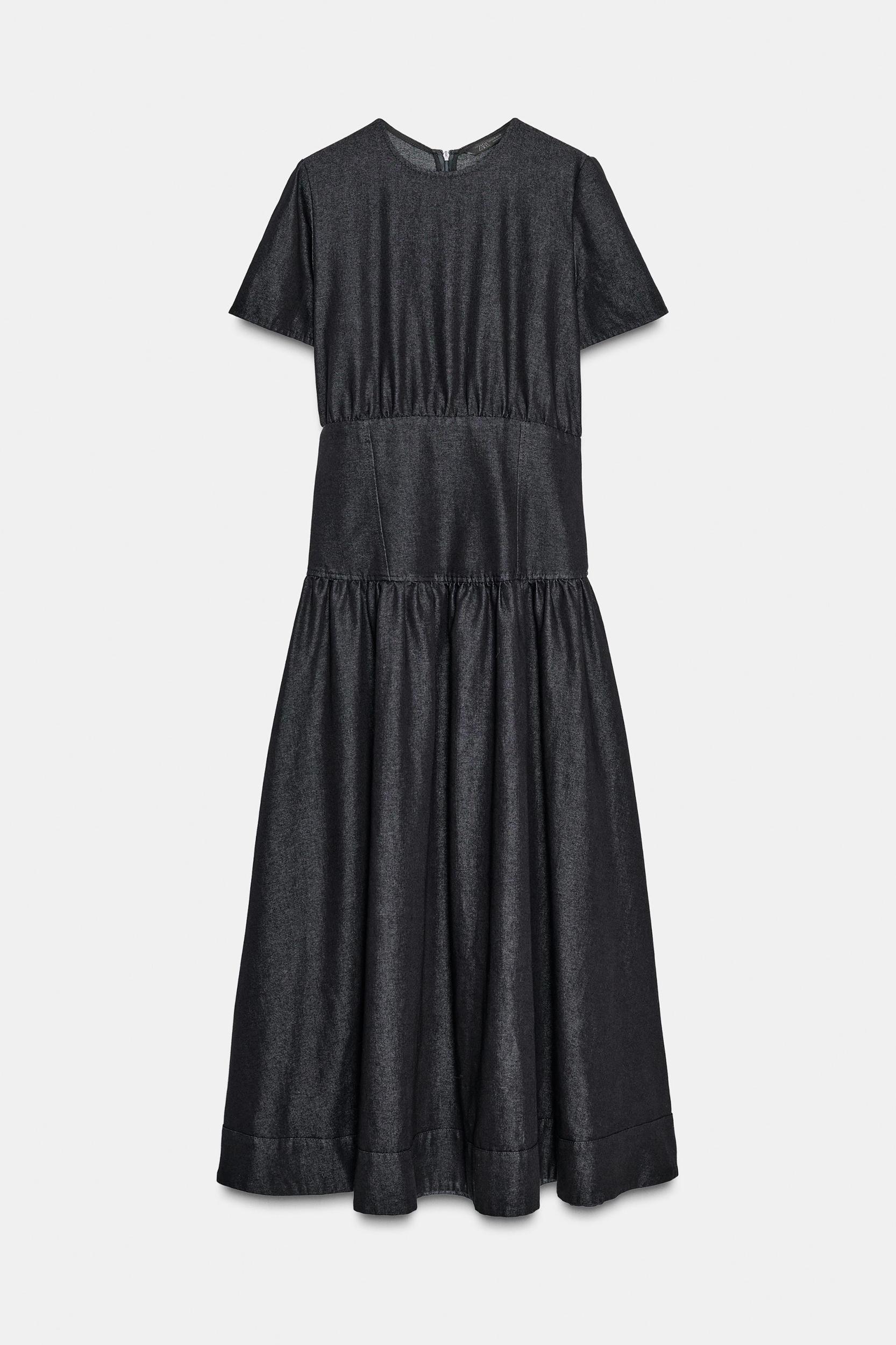 ZW COLLECTION DENIM MIDI DRESS Product Image