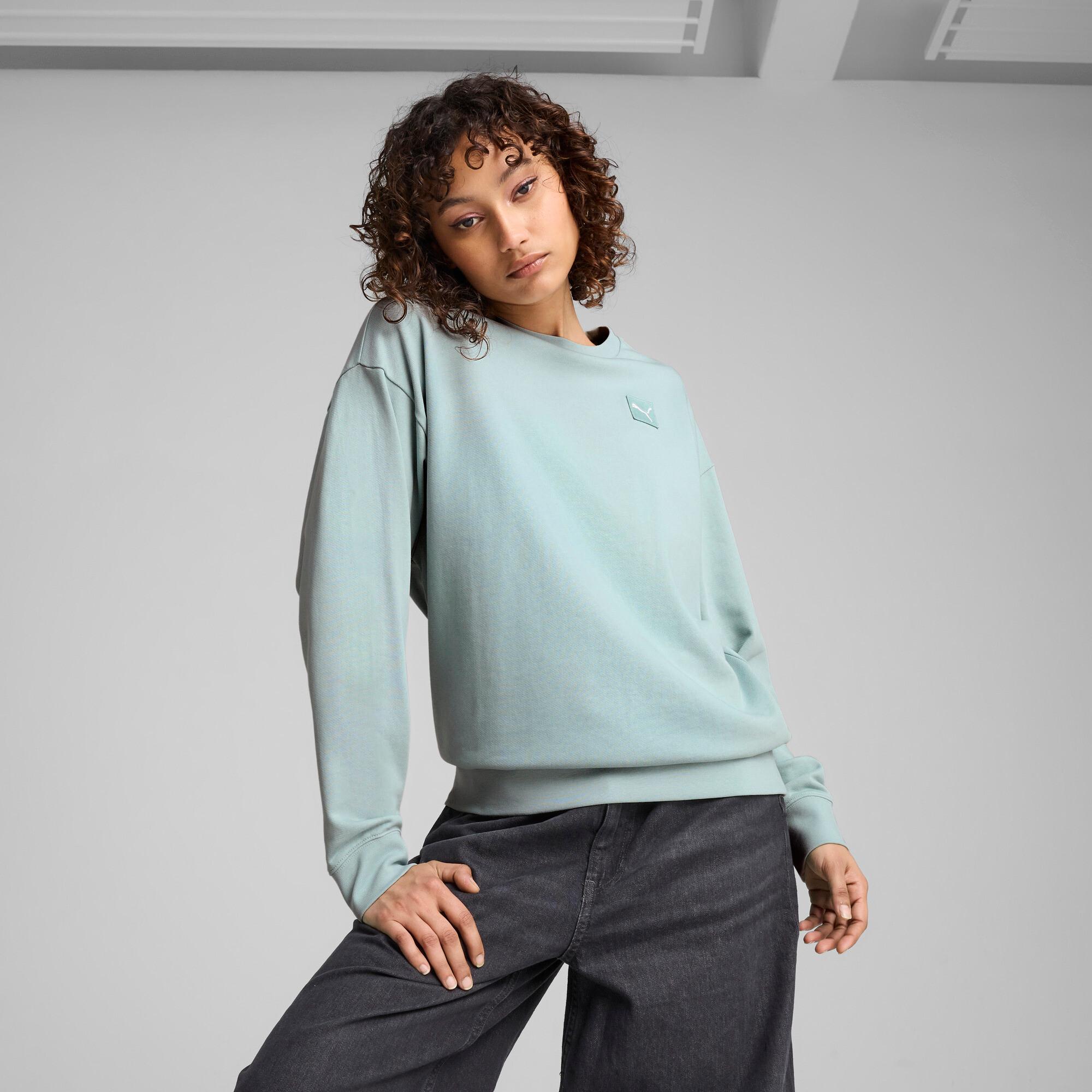 Essentials Elevated Women's Comfort Crew Sweatshirt Product Image