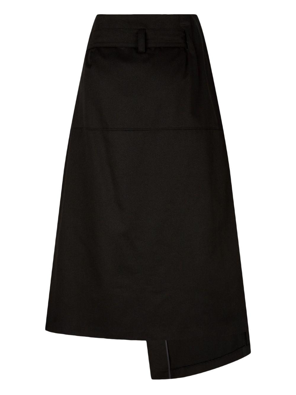 belted long skirt Product Image