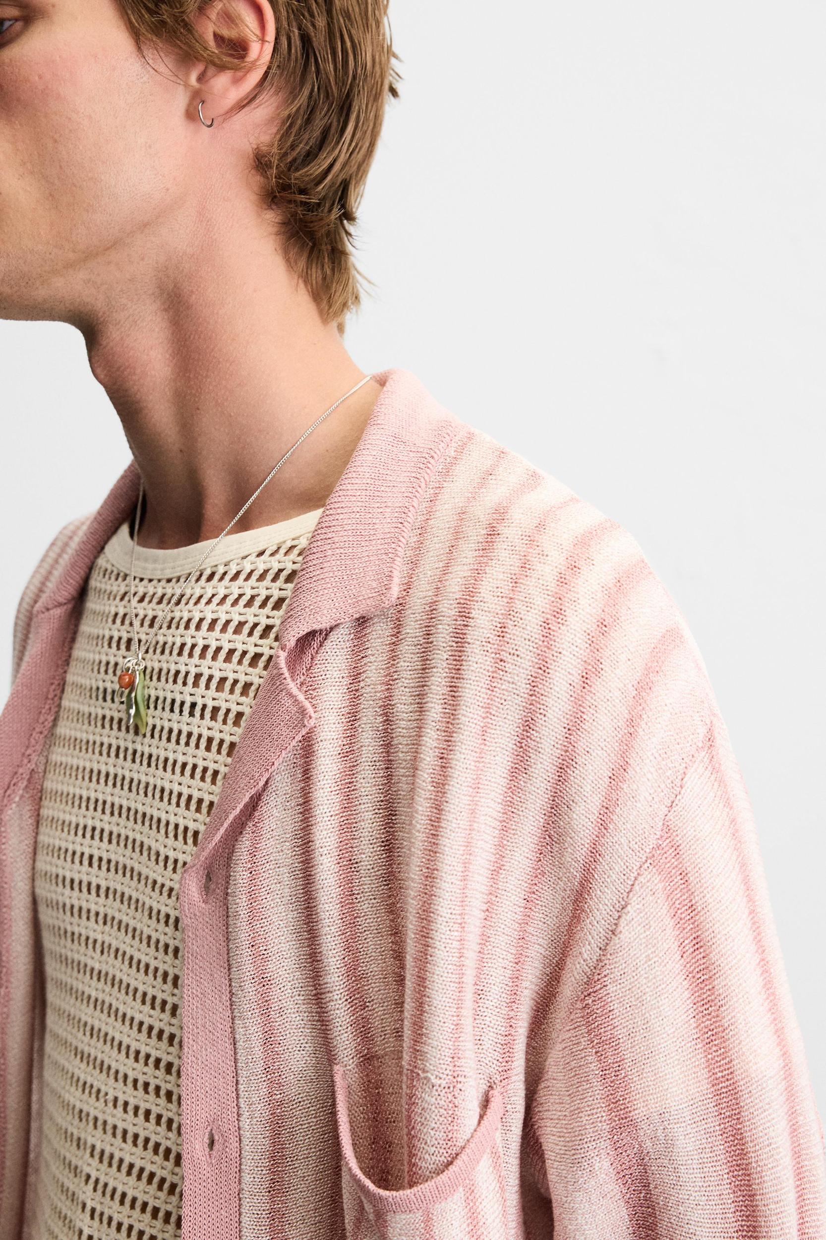 JACQUARD KNIT SHIRT Product Image