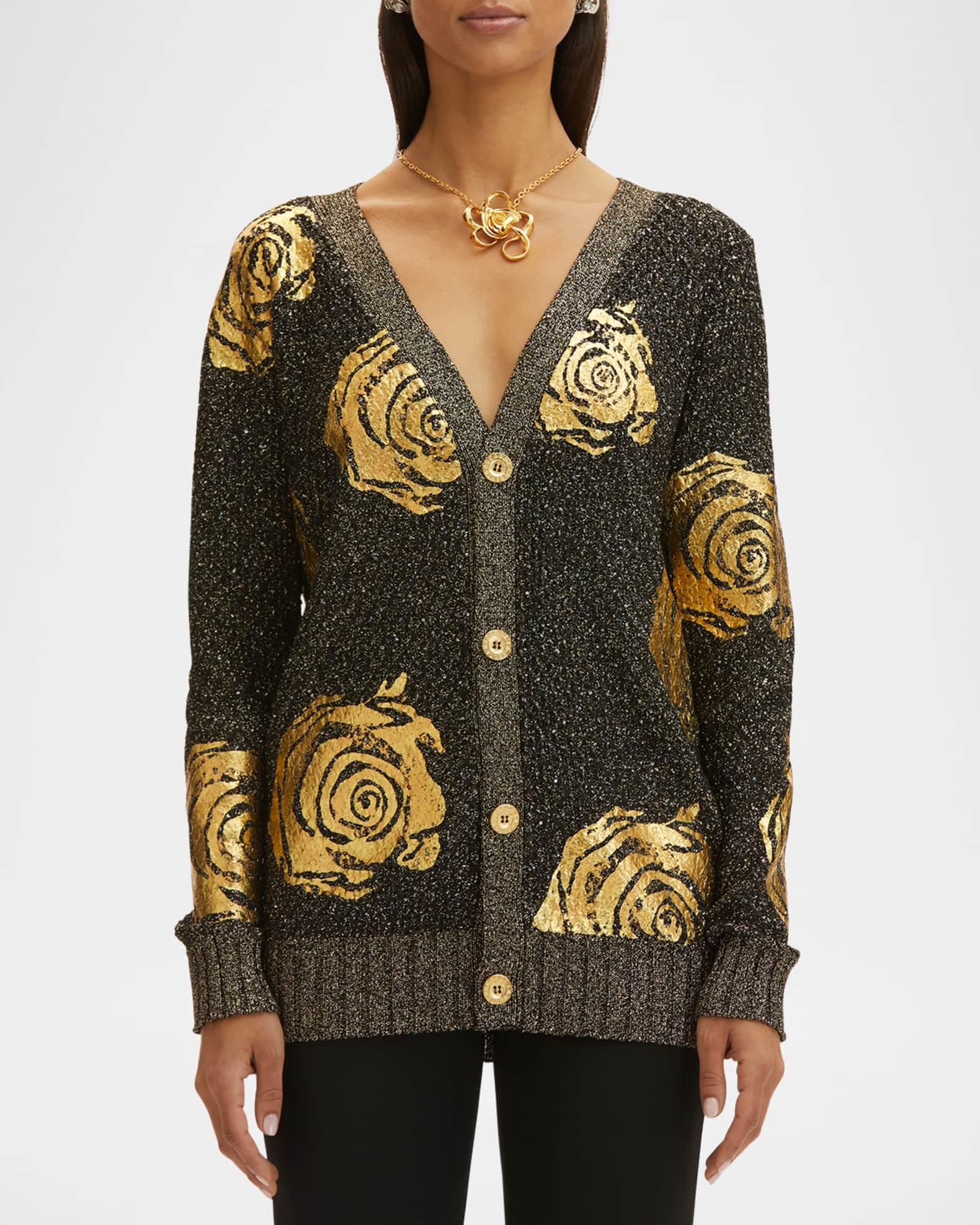 Foiled Rose Cardigan Product Image