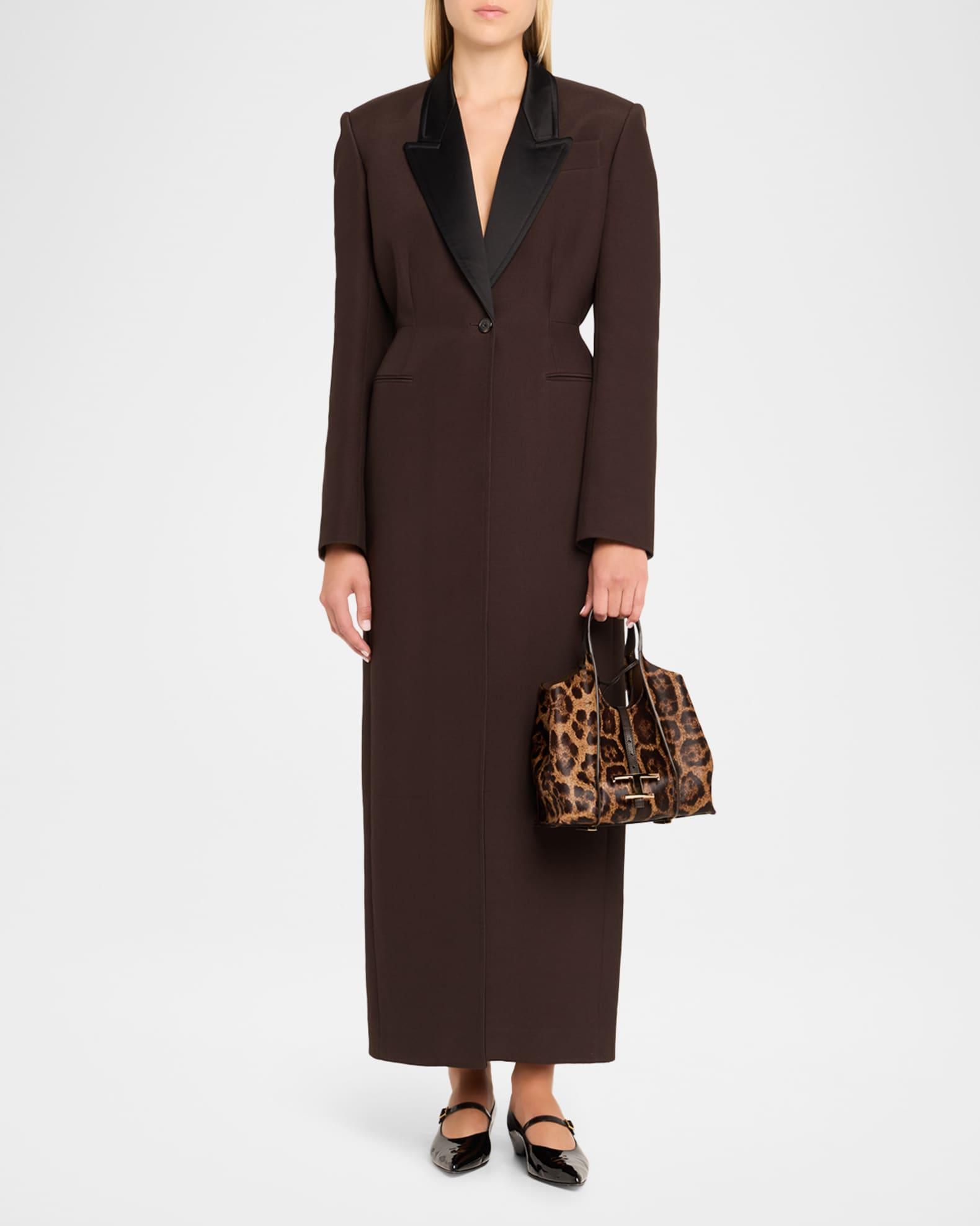 Animal-Print Calf Hair Shopping Tote Bag Product Image