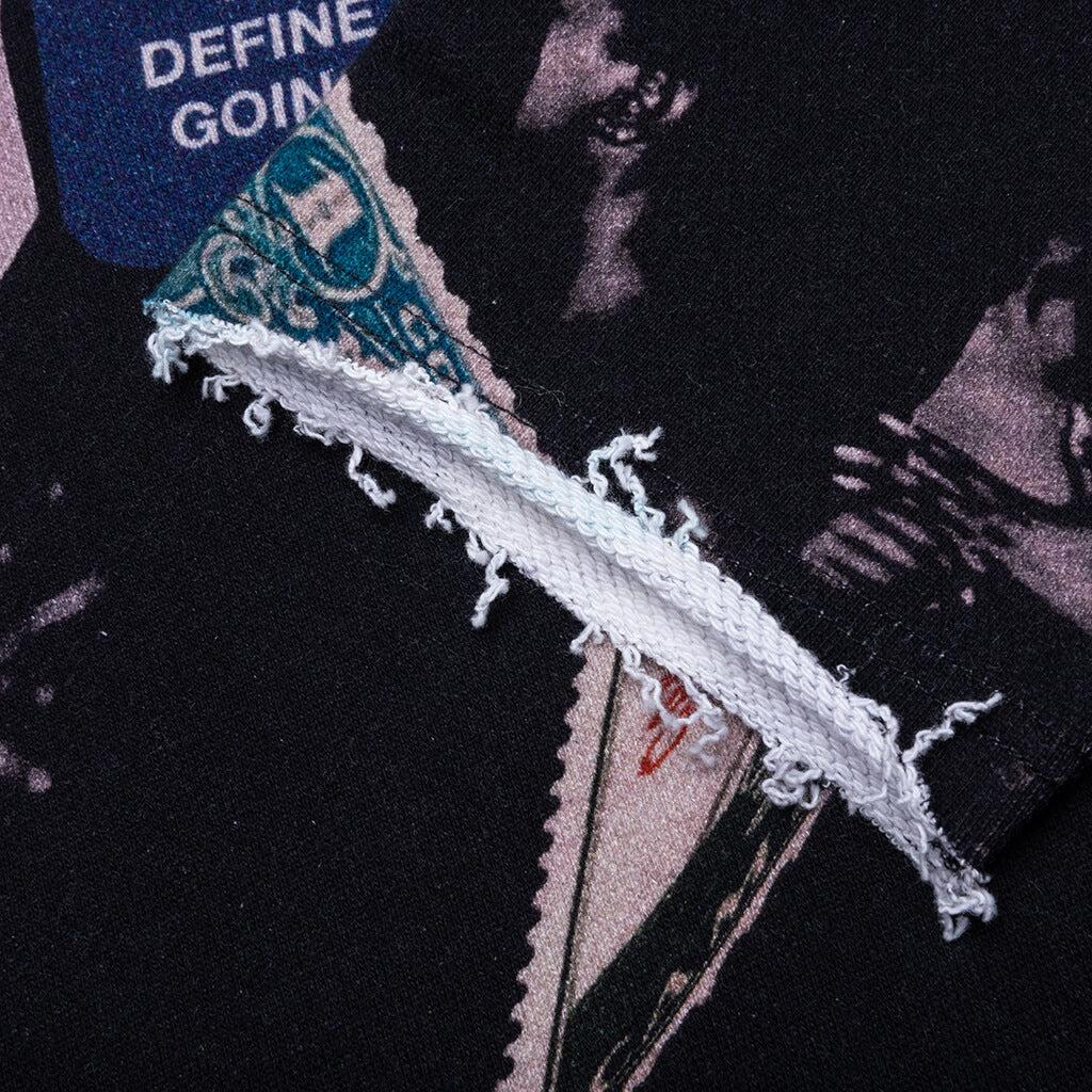 Collage Crewneck - Black Male Product Image