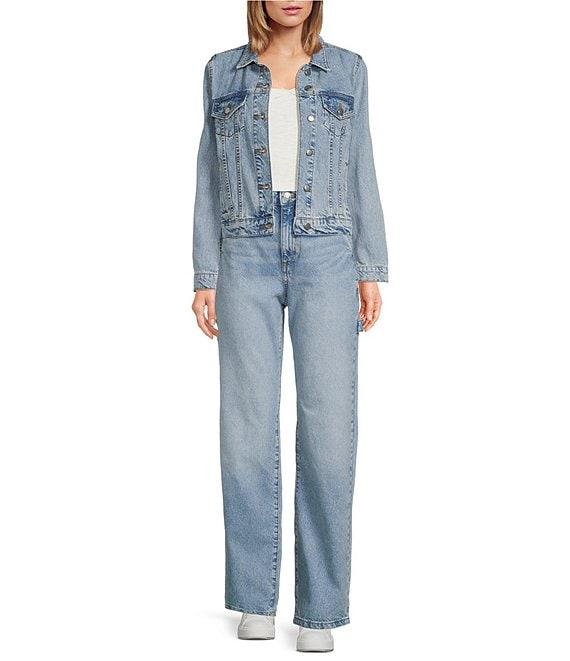 Chelsea & Violet Florence Denim Button Front Jacket Product Image