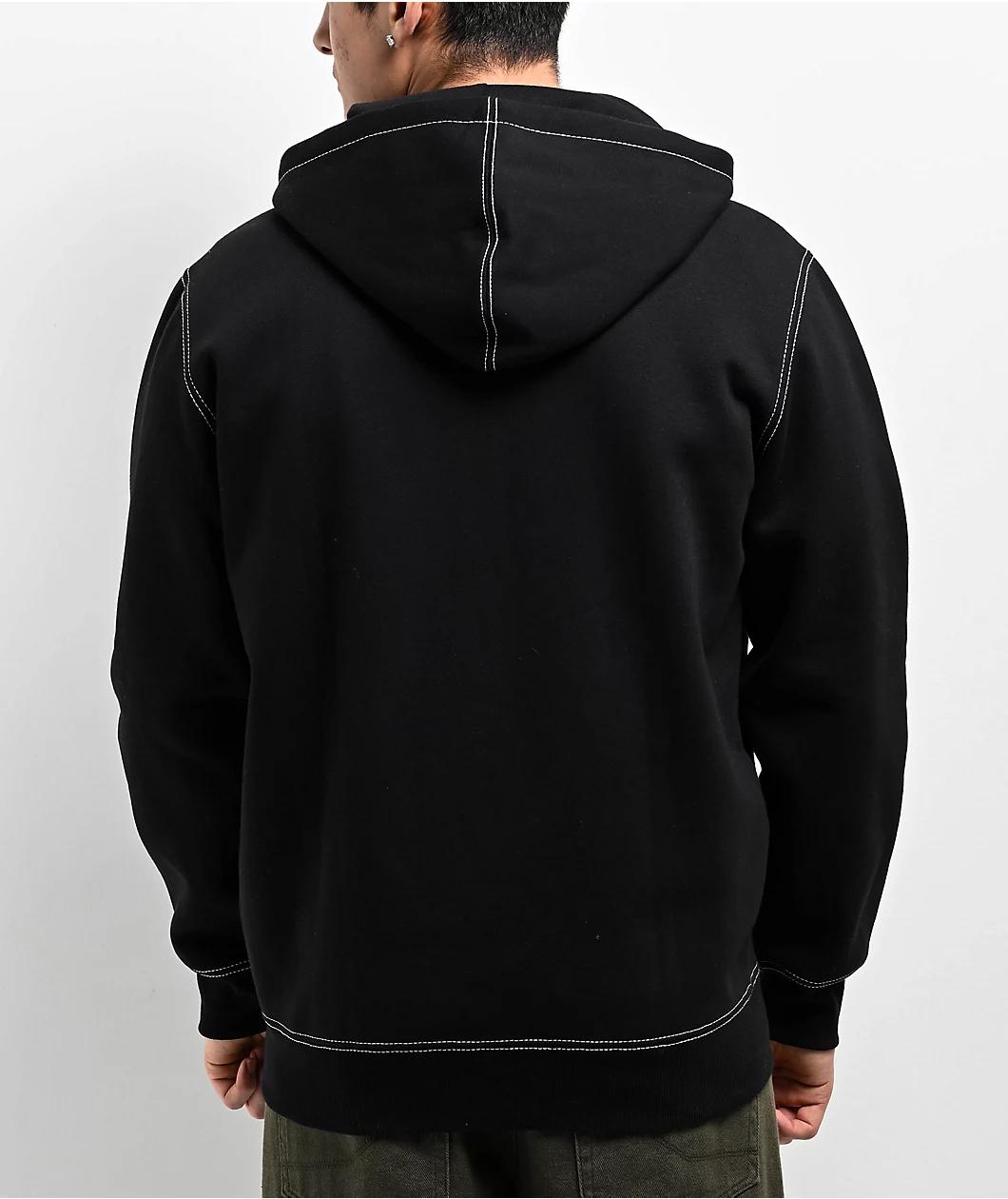 Empyre Bent Metal Black Zip Hoodie Product Image