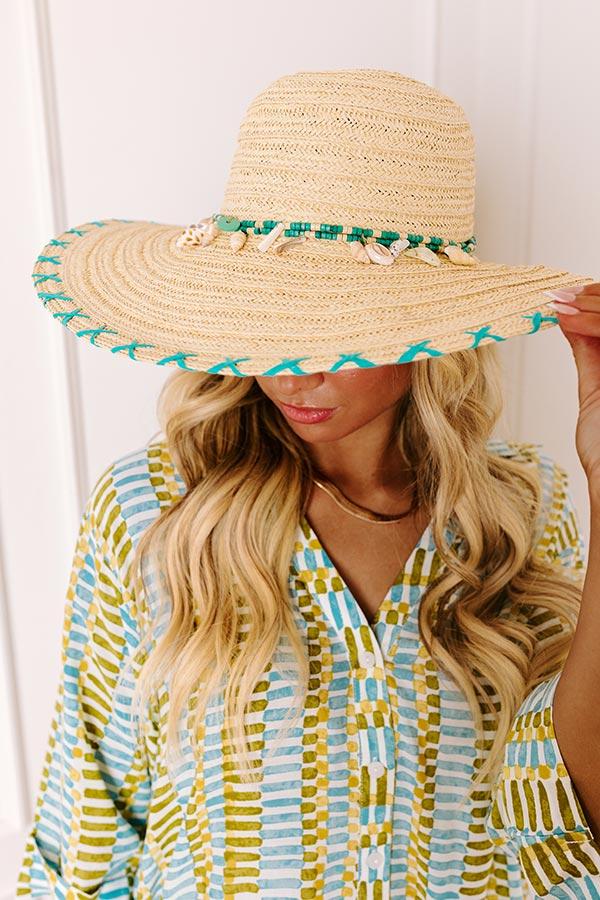 Beachside Bliss Raffia Woven Sunhat Product Image