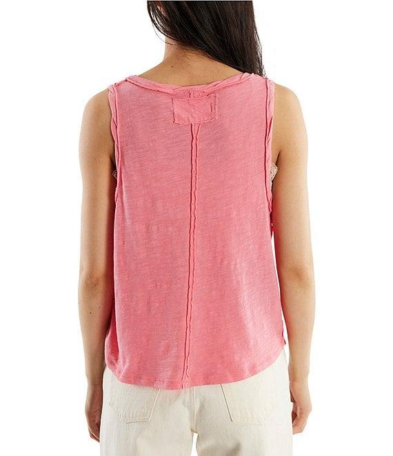 Free People We The Free Easy Tank Cotton-Blend Scoop Neck Sleeveless Tank Product Image