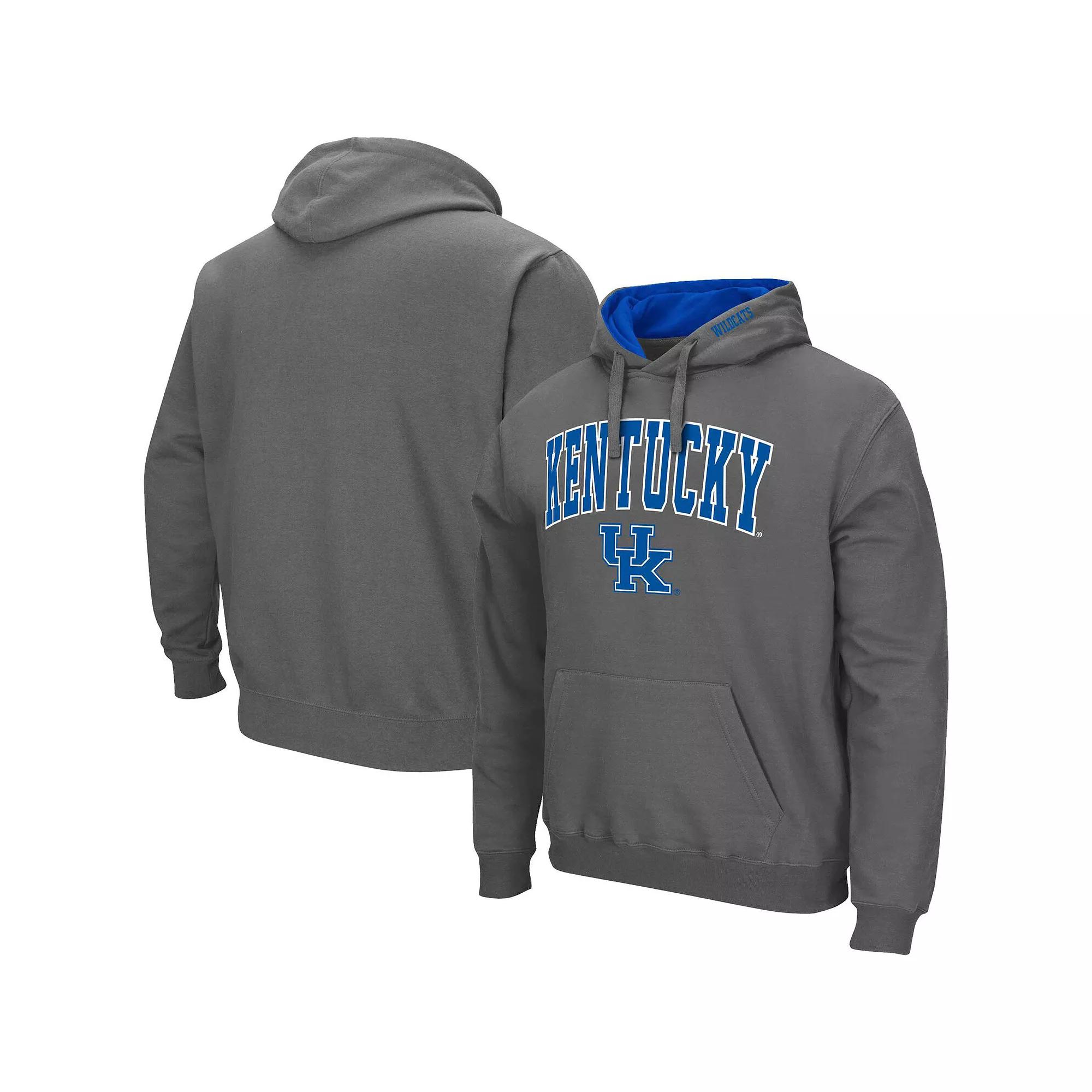 Men's Colosseum Black Oklahoma Sooners Arch & Team Logo 3.0 Pullover Hoodie,  Product Image